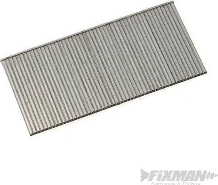 Chiodi di finitura senza testa per chiodatrici pneumatiche calibro 16 Fixman 2500 pz Fixman