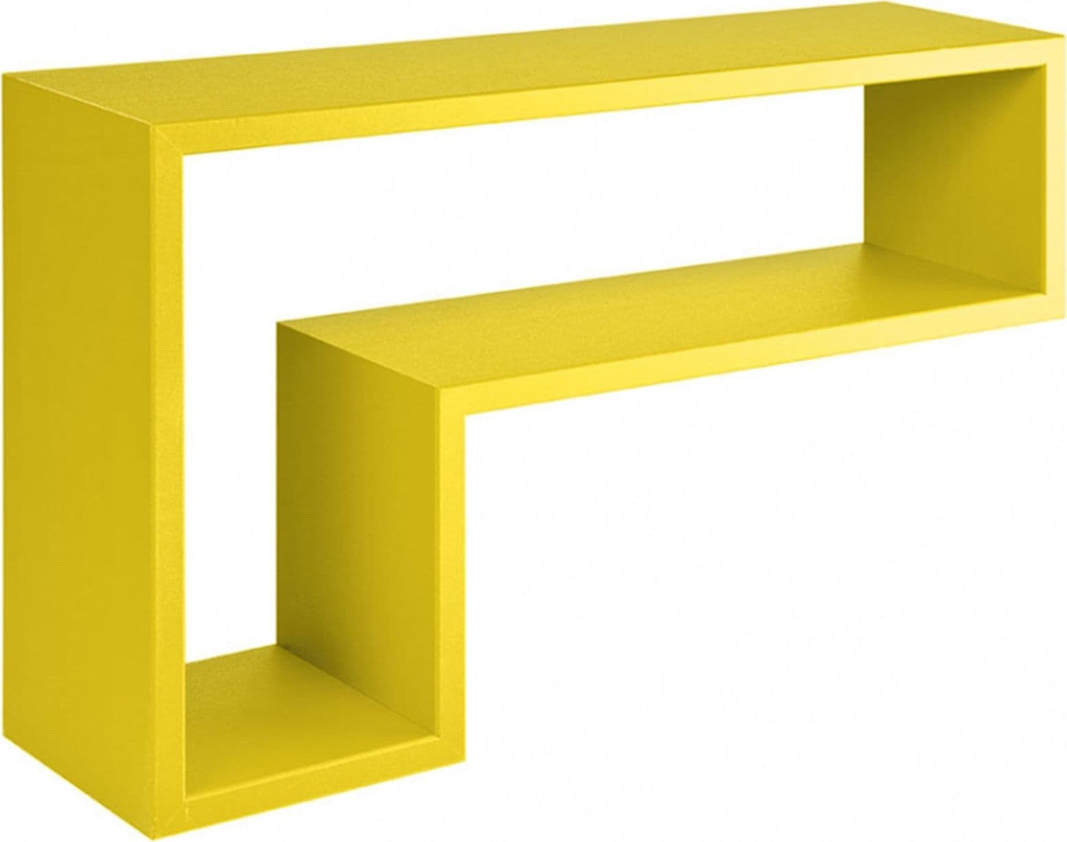 Mensola in legno "Lettera L" da parete design moderno con fissaggio a scomparsa in Mensole da muro Decor Space - Altamura, commercioVirtuoso.it