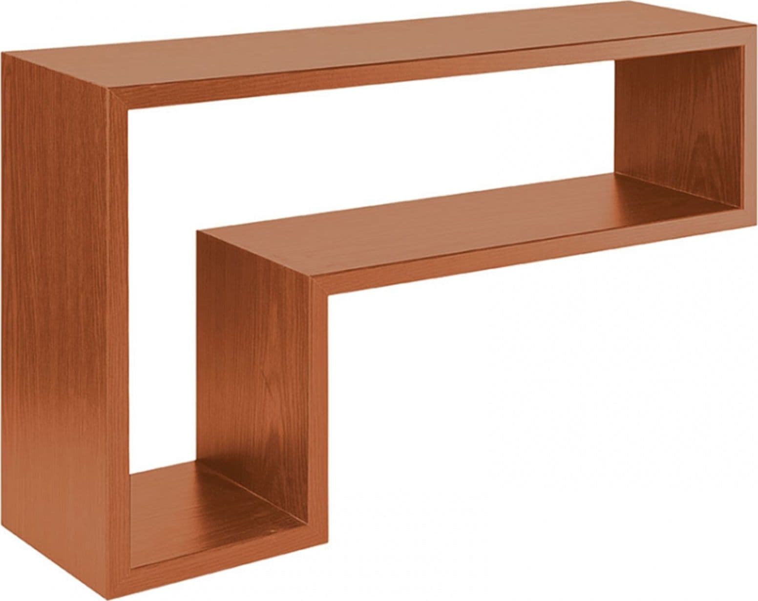 Mensola in legno "Lettera L" da parete design moderno con fissaggio a scomparsa in Mensole da muro Decor Space - Altamura, commercioVirtuoso.it