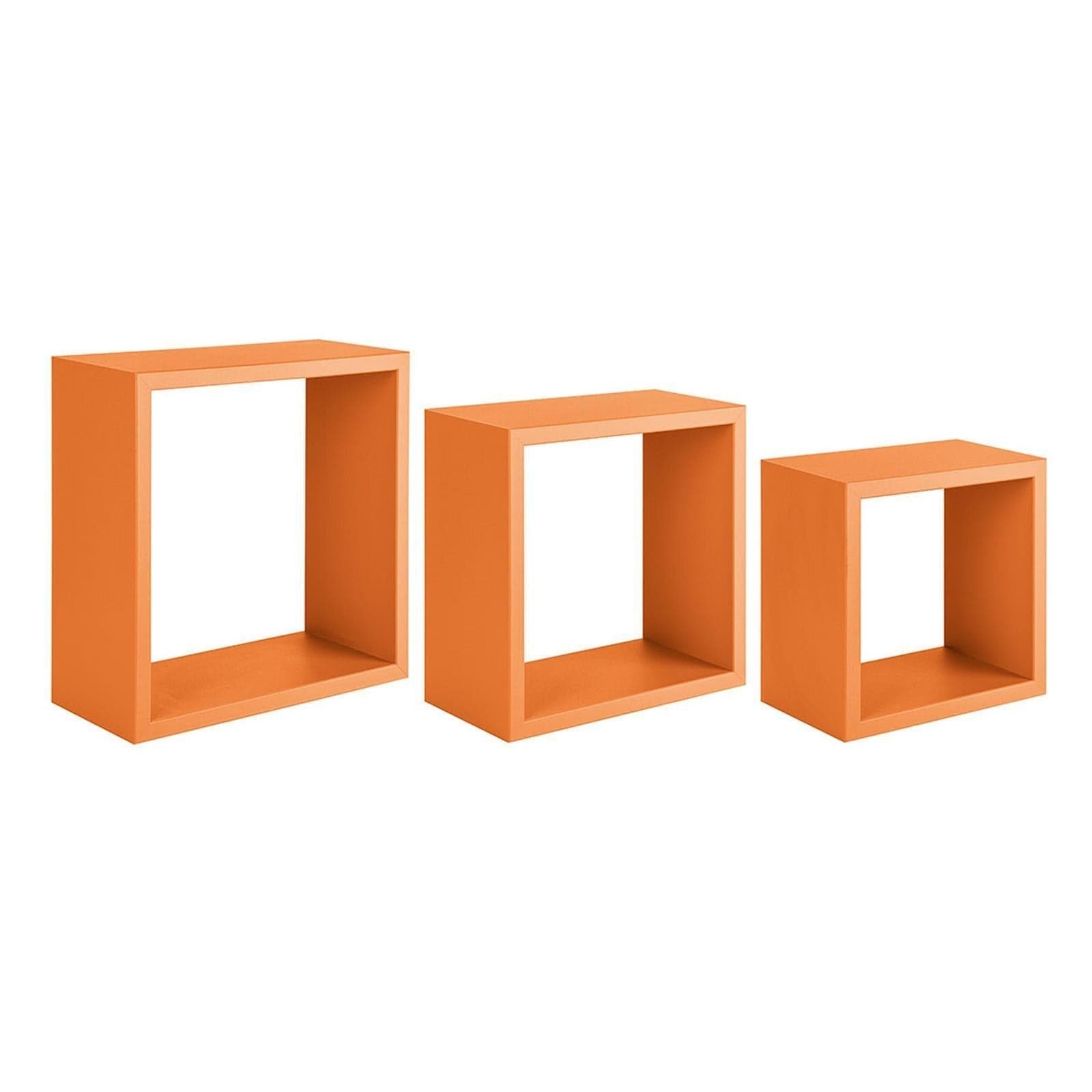 Set 3 cubi, mensole in legno "Incubo" da parete design moderno con fissaggio a scomparsa in Mensole da muro Decor Space - Altamura, commercioVirtuoso.it
