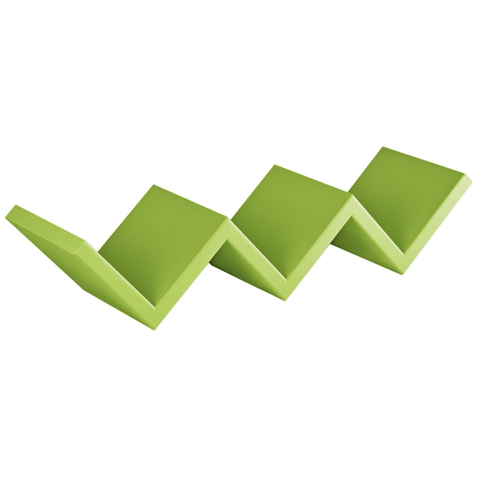 Mensola in legno "Zig Zag" da parete design moderno con fissaggio a scomparsa Casa e cucina/Organizzazione interni/Porta oggetti cassetti e scaffali/Mensole da muro Decor Space - Altamura, Commerciovirtuoso.it