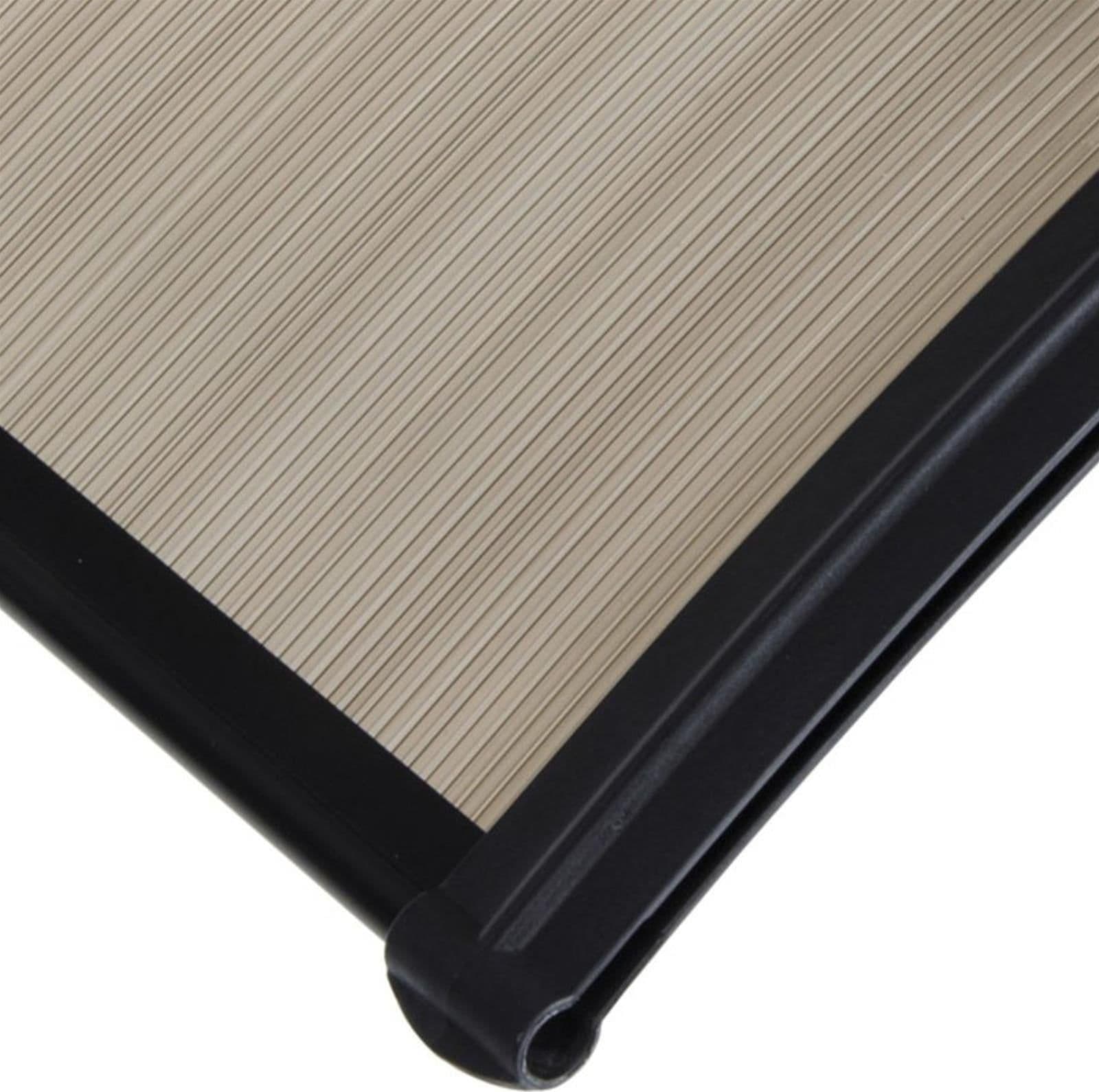 Pensilina in policarbonato "Fumè" tettoia modulabile per portoni e finestre in Tettoie Decor Space - Altamura, commercioVirtuoso.it