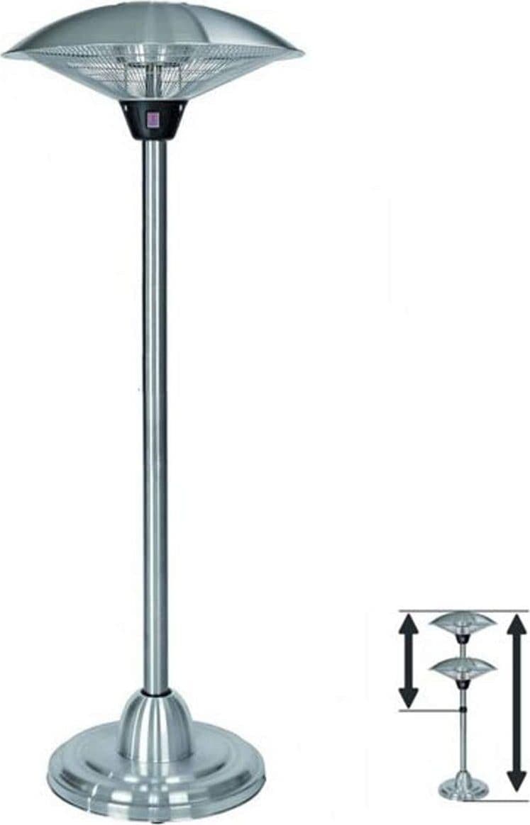 Lampada Riscaldante Ad Infrarossi, Fungo Elettrico per Ambienti Interni Ed Esterni 2000 W Fai da te/Prodotti per la costruzione/Riscaldamento e raffreddamento/Sistemi mobili di climatizzazione/Riscaldamento/Stufe elettriche Decor Space - Altamura, Commerciovirtuoso.it
