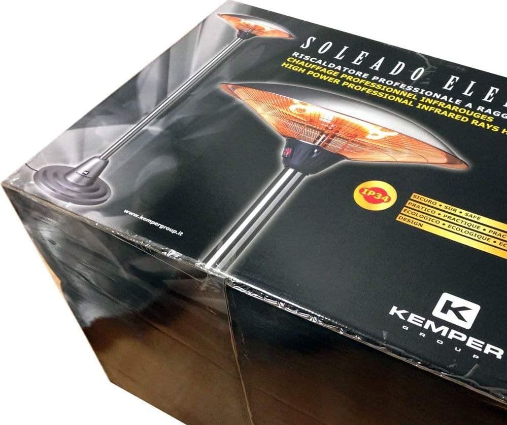 Lampada riscaldante ad infrarossi, fungo elettrico per ambienti interni ed esterni 2000 W in Stufe elettriche Decor Space - Altamura, commercioVirtuoso.it