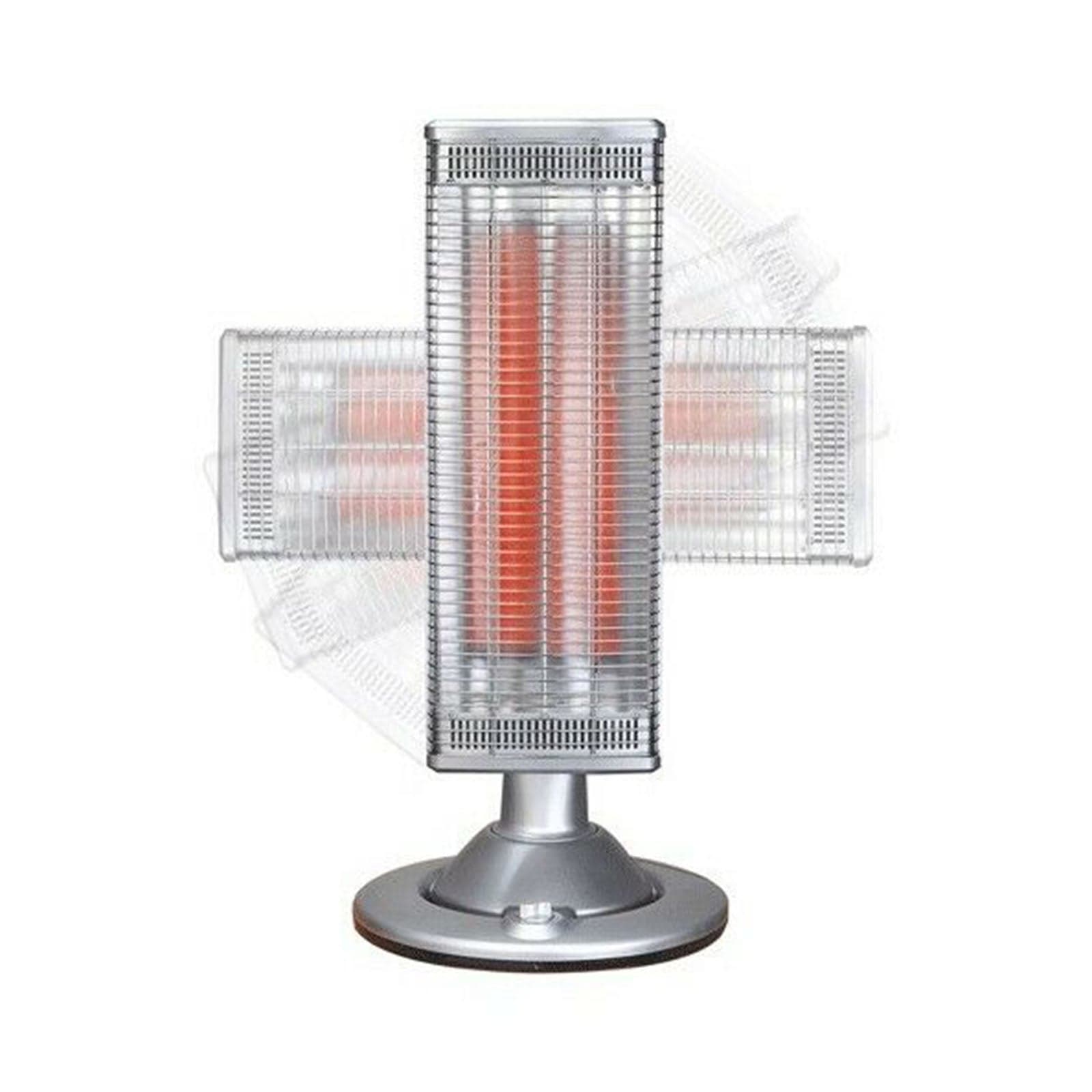 Stufetta da terra al carbonio "Torretta" oscillante 1200 W con spegnimento automatico in Stufe elettriche Decor Space - Altamura, commercioVirtuoso.it