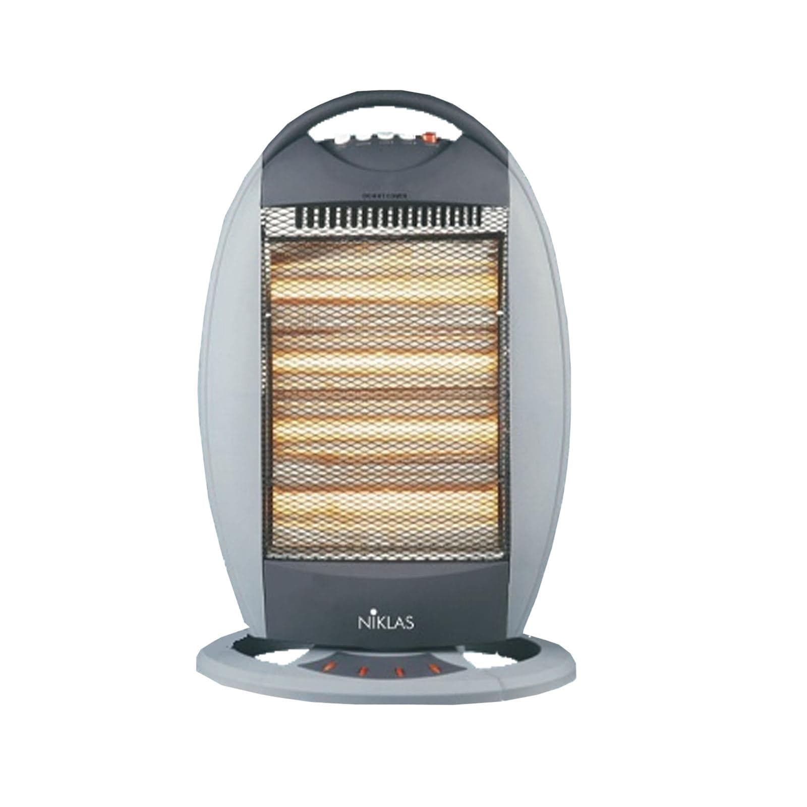 Stufetta da terra alogena "Maxi" oscillante 400/800/1200/1600 W con spegnimento automatico - 2
