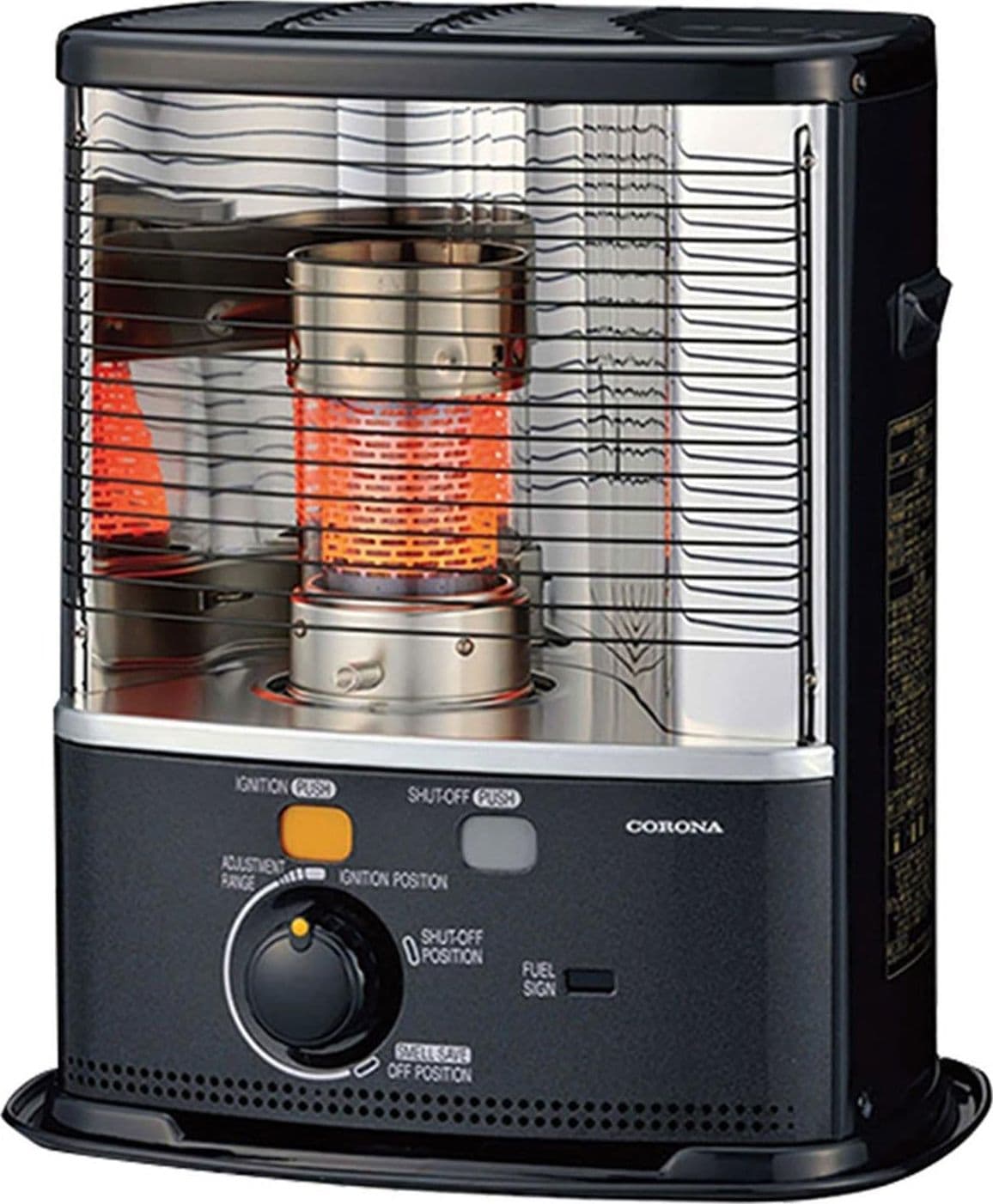 Stufa a stoppino con combustibile liquido da 3 Kw senza canna fumaria - 2