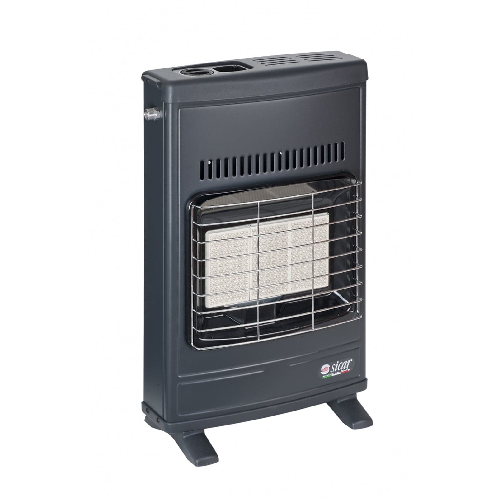Stufa a gas ventilata da muro e pavimento 42T Metano ad infrarossi 4,2 Kw per interno con accensione Piezo in Stufe elettriche Decor Space - Altamura, commercioVirtuoso.it