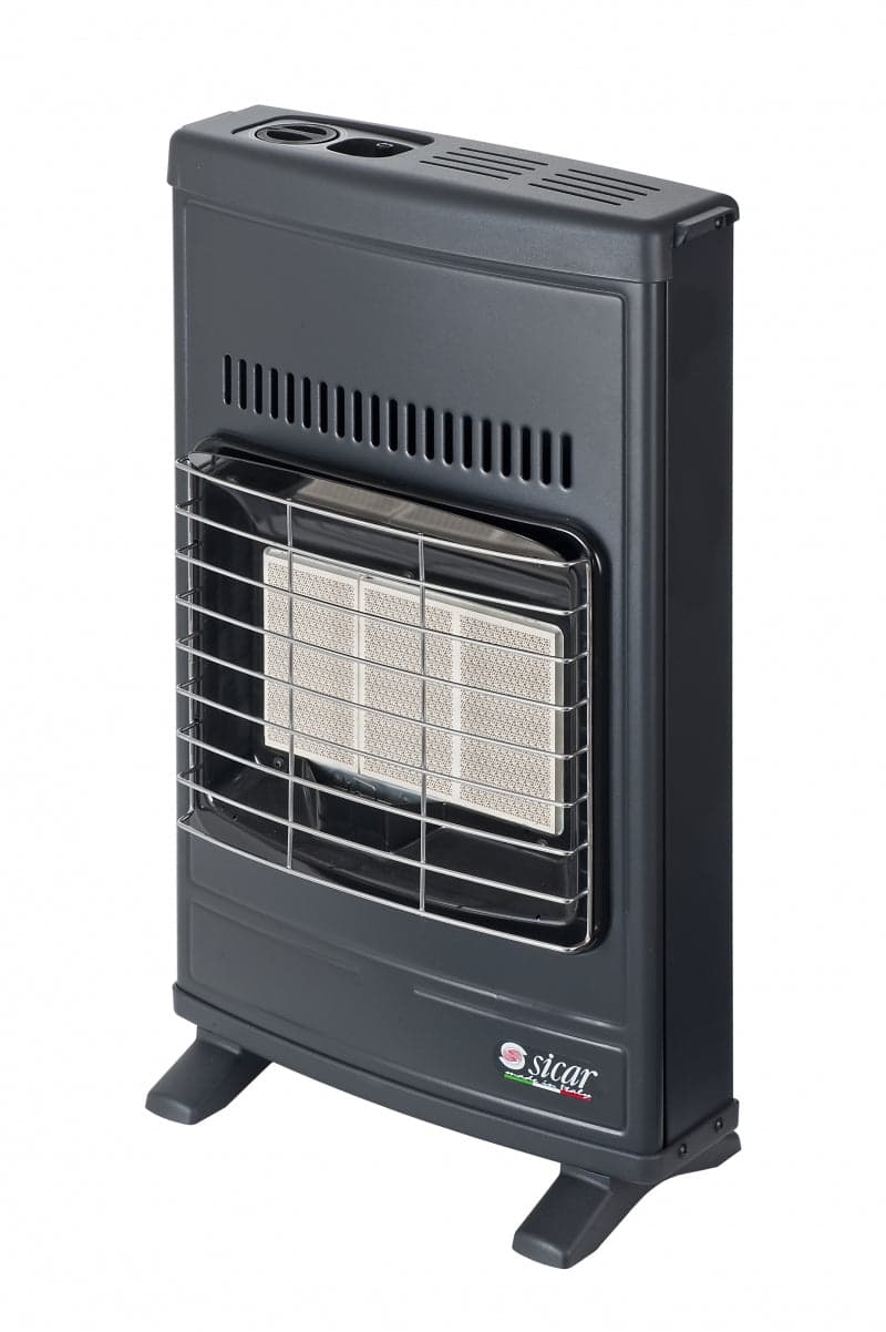 Stufa a gas ventilata da muro e pavimento 42T Metano ad infrarossi 4,2 Kw per interno con accensione Piezo in Stufe elettriche Decor Space - Altamura, commercioVirtuoso.it