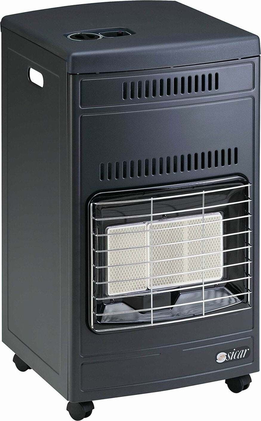 Stufa a gas da pavimento ad infrarossi 4,2 Kw per interno con accensione Piezo