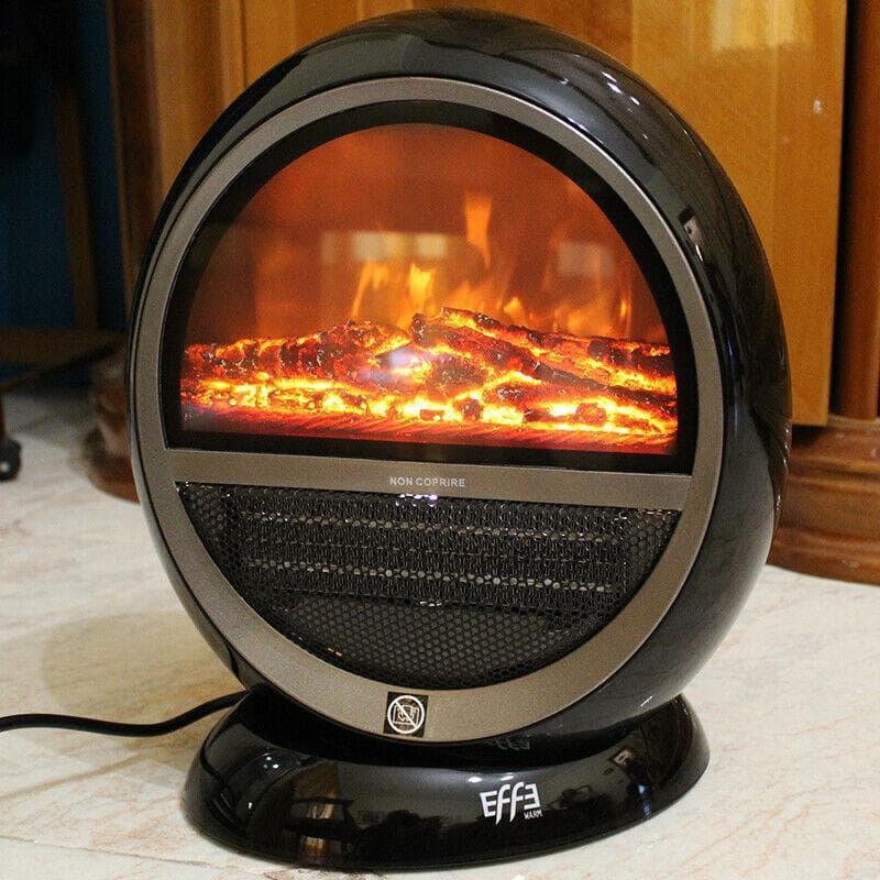 Termoventilatore Elettrico Da Terra Con Fiamma Finta E Vetro Temperato Da 1500 W Fai da te/Prodotti per la costruzione/Riscaldamento e raffreddamento/Sistemi mobili di climatizzazione/Riscaldamento/Stufe elettriche Decor Space - Altamura, Commerciovirtuoso.it