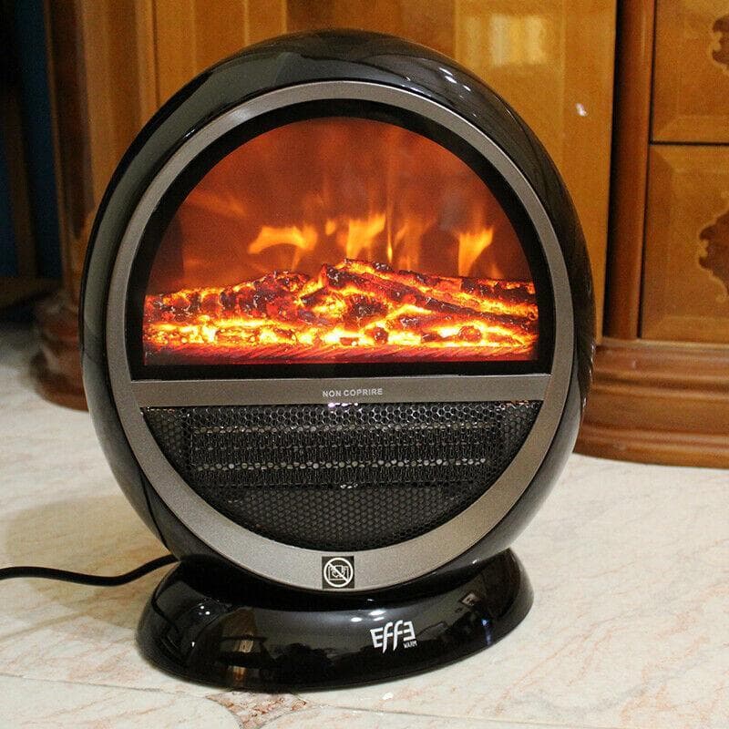 Termoventilatore Elettrico Da Terra Con Fiamma Finta E Vetro Temperato Da 1500 W Fai da te/Prodotti per la costruzione/Riscaldamento e raffreddamento/Sistemi mobili di climatizzazione/Riscaldamento/Stufe elettriche Decor Space - Altamura, Commerciovirtuoso.it