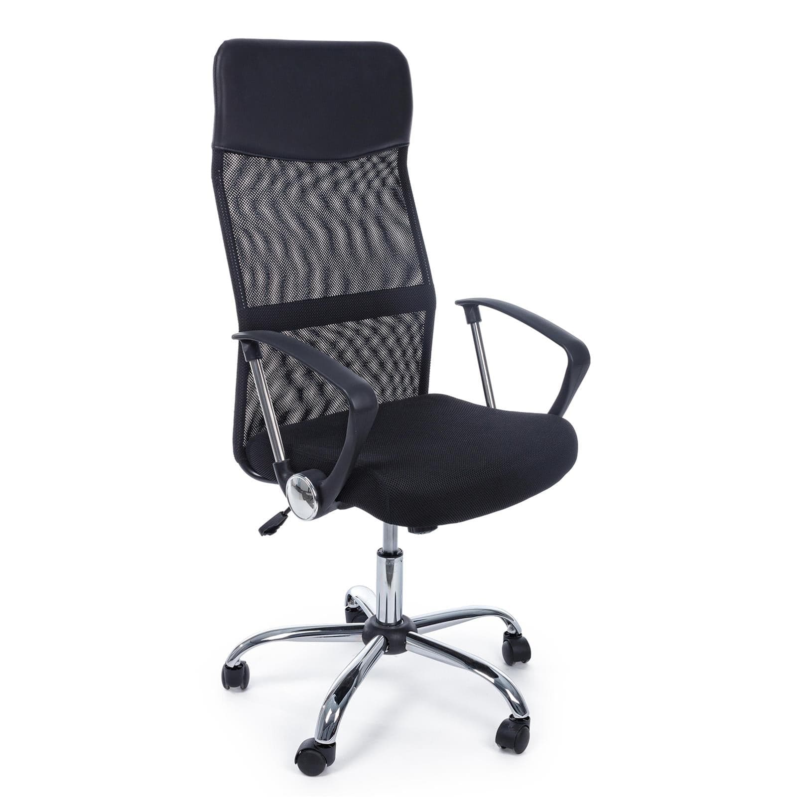 Sedia da ufficio ergonomica "Dakar" con ruote, poltrona presidenziale per scrivania Casa e cucina/Arredamento/Studio/Sedie e Sgabelli/Sedie da scrivania Decor Space - Altamura, Commerciovirtuoso.it