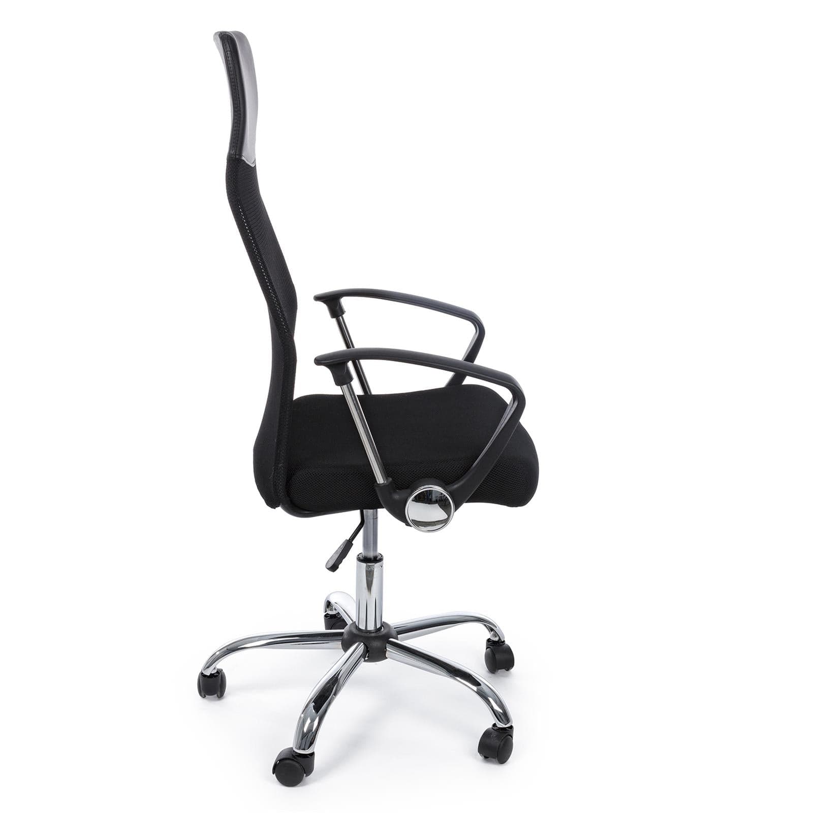 Sedia da ufficio ergonomica "Dakar" con ruote, poltrona presidenziale per scrivania Casa e cucina/Arredamento/Studio/Sedie e Sgabelli/Sedie da scrivania Decor Space - Altamura, Commerciovirtuoso.it