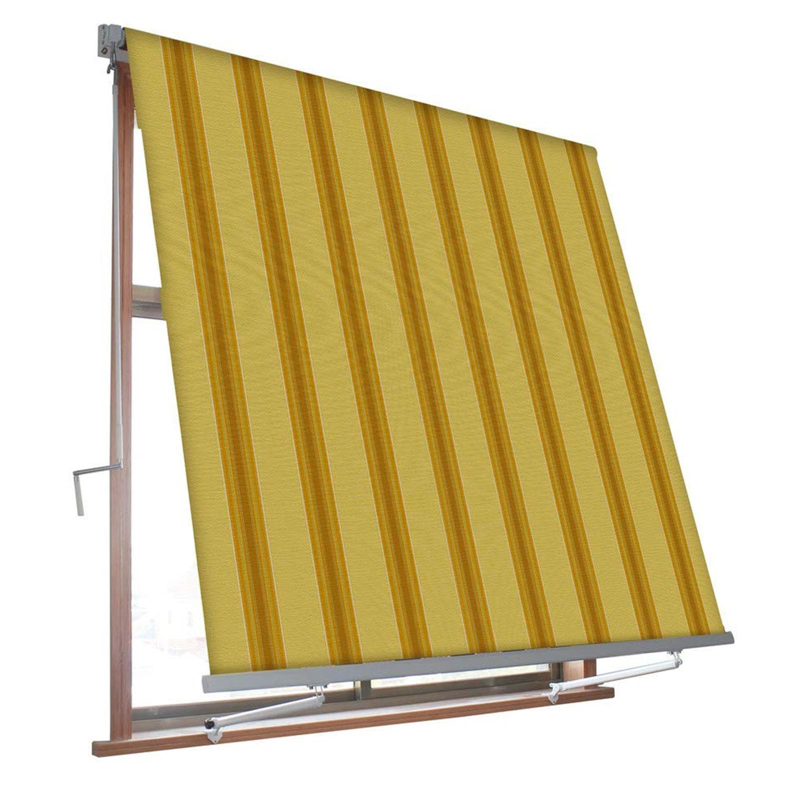 Tenda da sole a caduta "Milos" per balcone e veranda con braccetti telo impermeabile in Tende da veranda Decor Space - Altamura, commercioVirtuoso.it