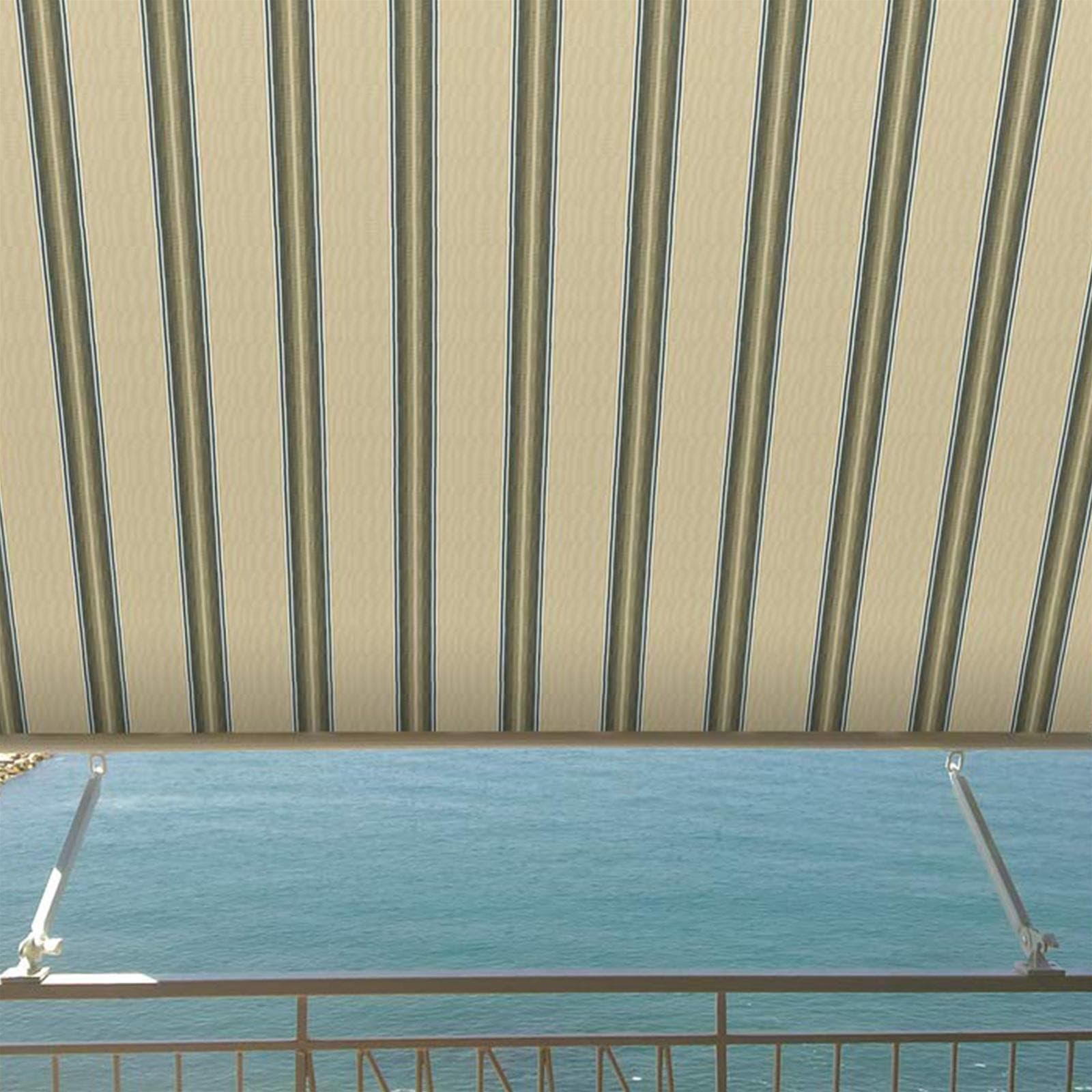 Tenda da sole a caduta "Milos" per balcone e veranda con braccetti telo impermeabile in Tende da veranda Decor Space - Altamura, commercioVirtuoso.it