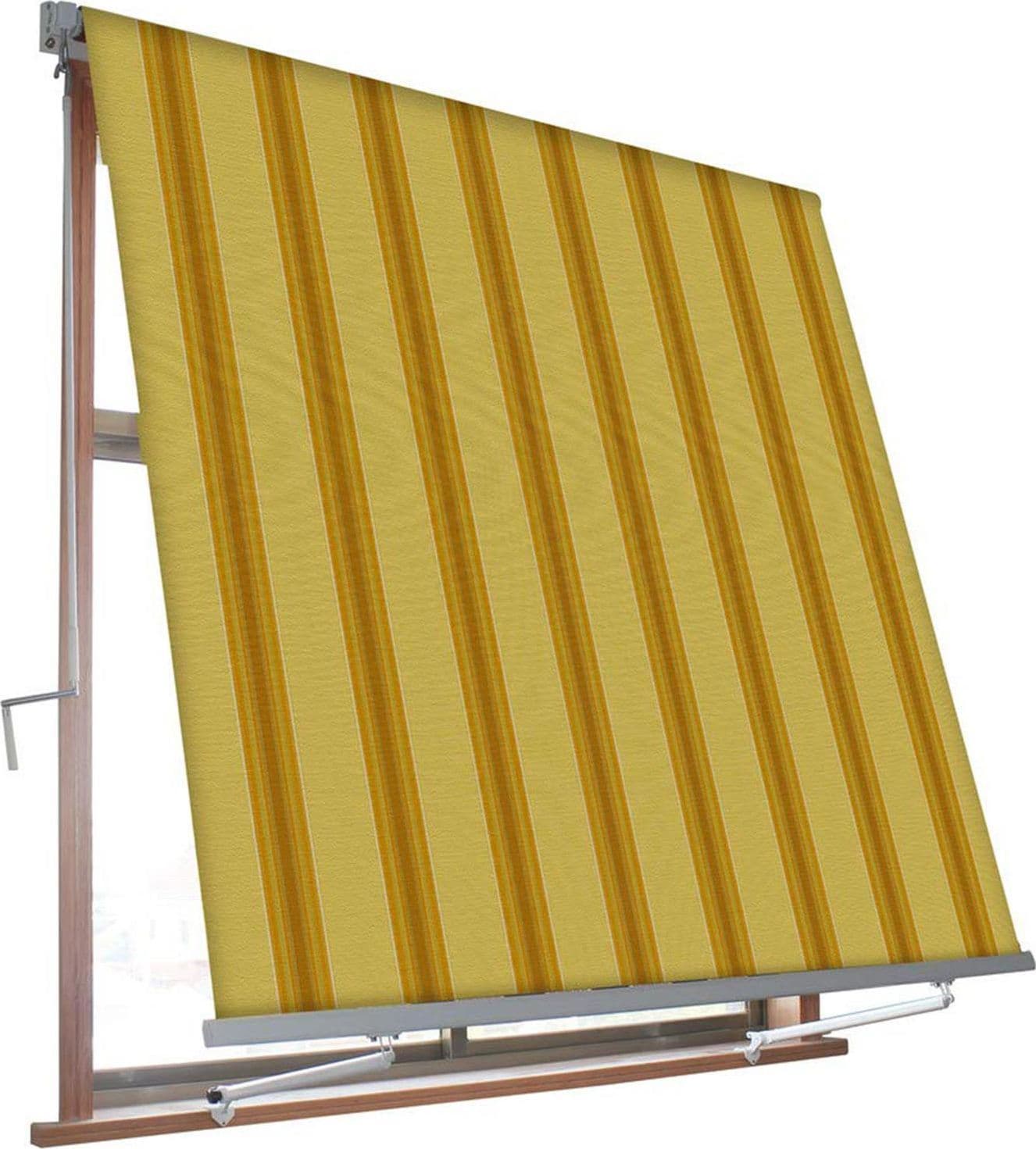Tenda da sole a caduta "Milos" per balcone e veranda con braccetti telo impermeabile Giardino e giardinaggio/Arredamento da giardino e accessori/Ombrelloni tende e tettucci parasole/Tende da veranda Decor Space - Altamura, Commerciovirtuoso.it