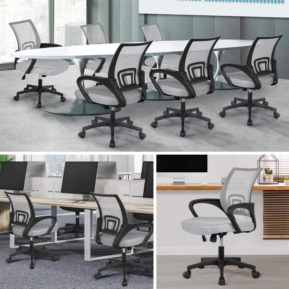 Sedia da ufficio ergonomica in tessuto traspirante con ruote "Bruxelles" per call center in Sedie da scrivania Decor Space - Altamura, commercioVirtuoso.it