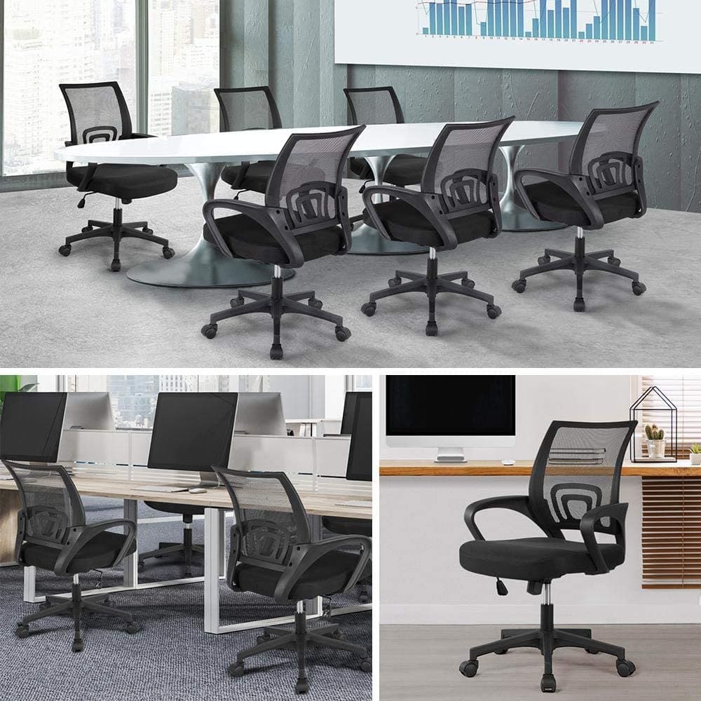 Sedia da ufficio ergonomica in tessuto traspirante con ruote "Bruxelles" per call center in Sedie da scrivania Decor Space - Altamura, commercioVirtuoso.it