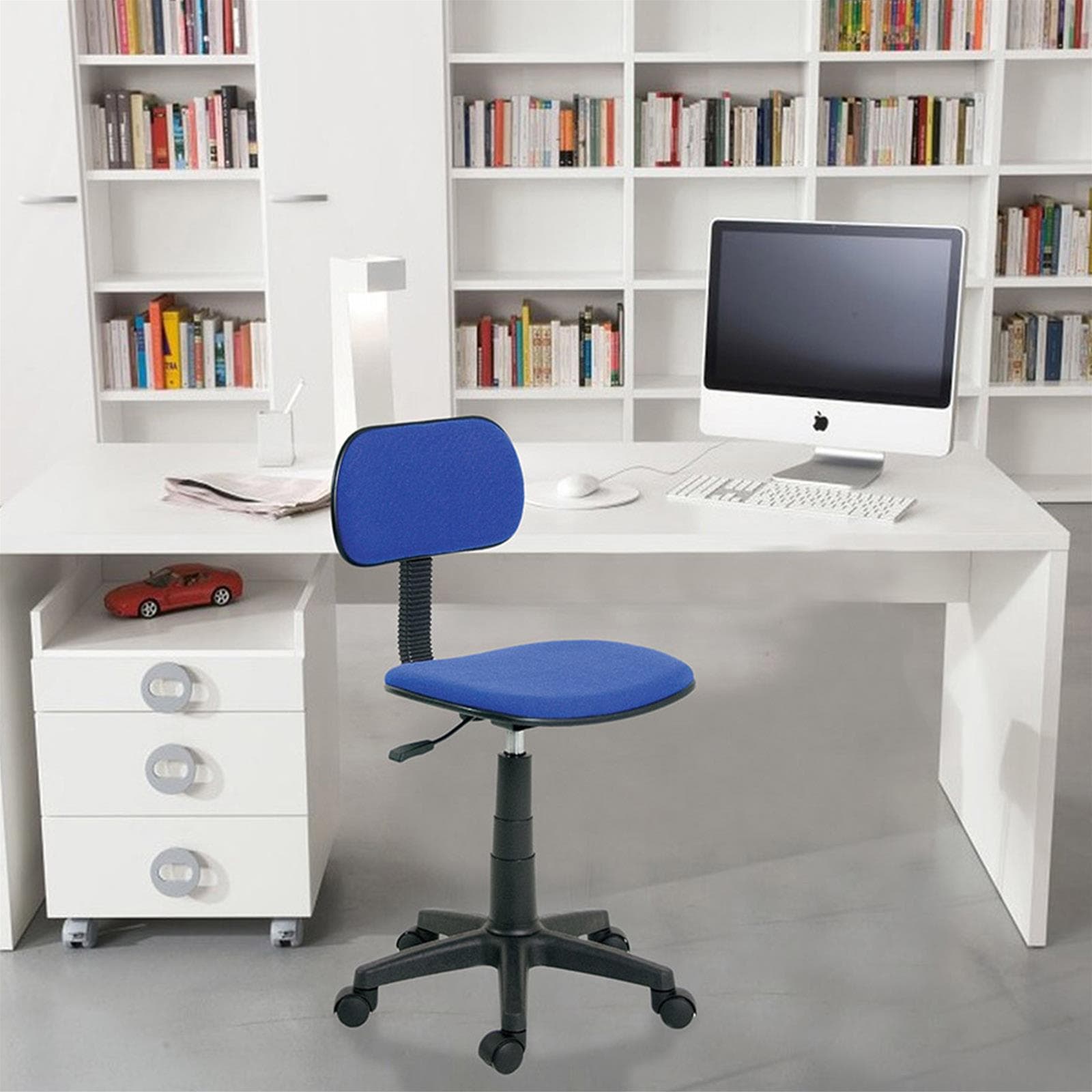 Sedia dattilografo per scrivania da ufficio "Eve" ideale per camerette e call center in Sedie da scrivania Decor Space - Altamura, commercioVirtuoso.it