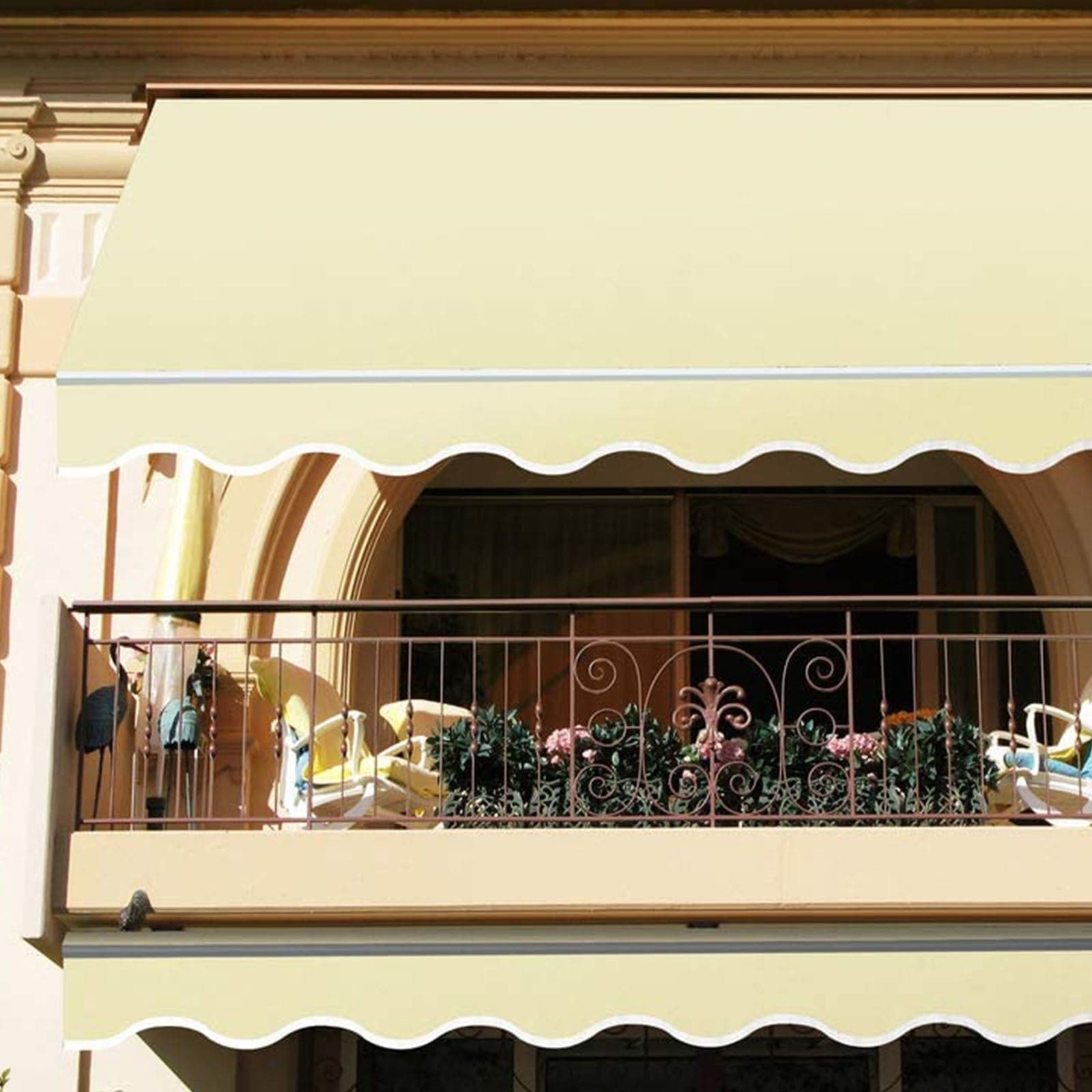 Tenda Da Sole "panarea" Con Braccio Reclinabile per Balcone E Veranda Telo Impermeabile 3 X H 2 Mt Giardino e giardinaggio/Arredamento da giardino e accessori/Ombrelloni tende e tettucci parasole/Tende da veranda Decor Space - Altamura, Commerciovirtuoso.it