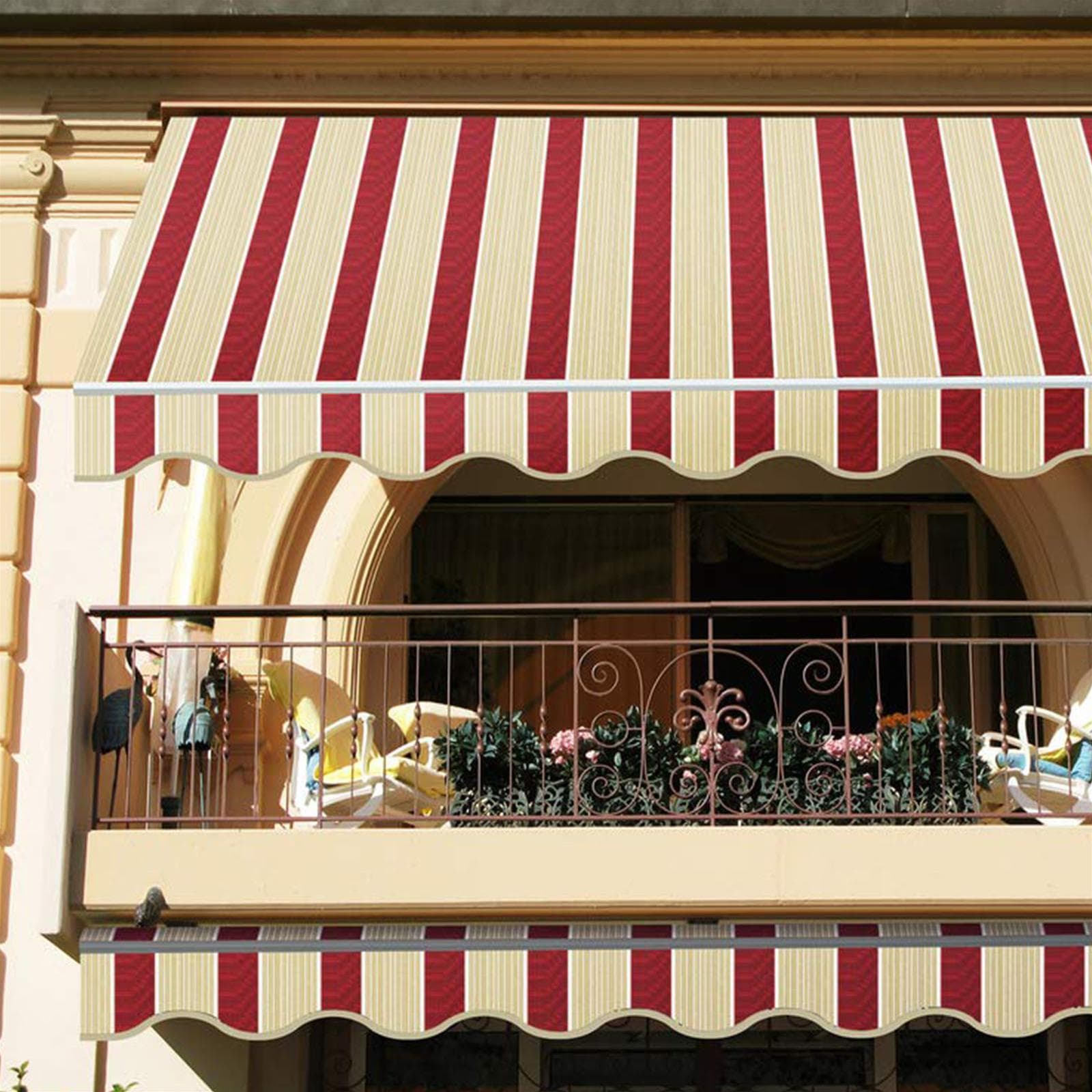 Tenda Da Sole "panarea" Con Braccio Reclinabile per Balcone E Veranda Telo Impermeabile 3 X H 2 Mt Giardino e giardinaggio/Arredamento da giardino e accessori/Ombrelloni tende e tettucci parasole/Tende da veranda Decor Space - Altamura, Commerciovirtuoso.it