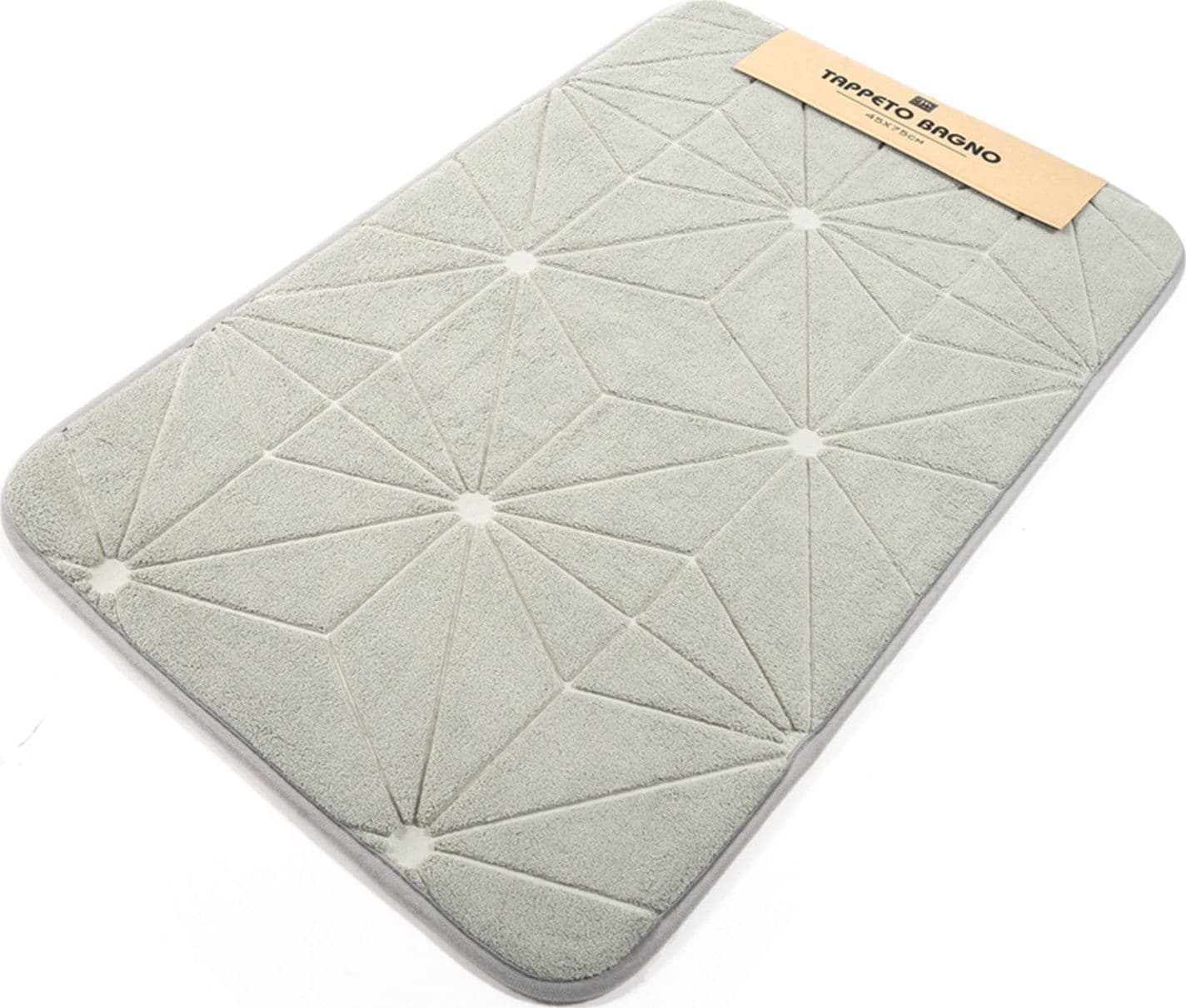 Tappeto da Bagno antiscivolo in Memory Foam assorbente 45 x 75 cm in Tappeti Decor Space - Altamura, commercioVirtuoso.it