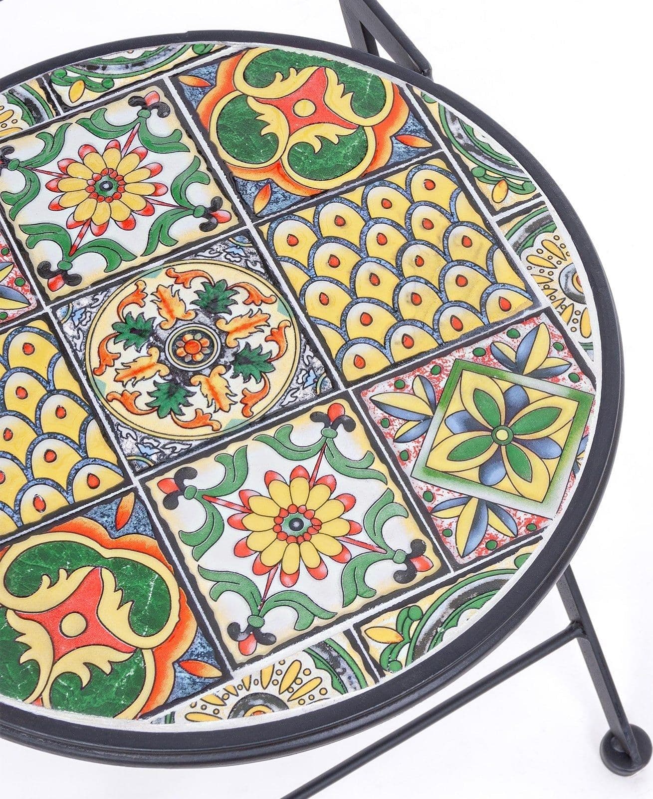 Sedie pieghevoli "Naxos" in acciaio verniciato per giardino e veranda in Sedie per tavolo da giardino Decor Space - Altamura, commercioVirtuoso.it