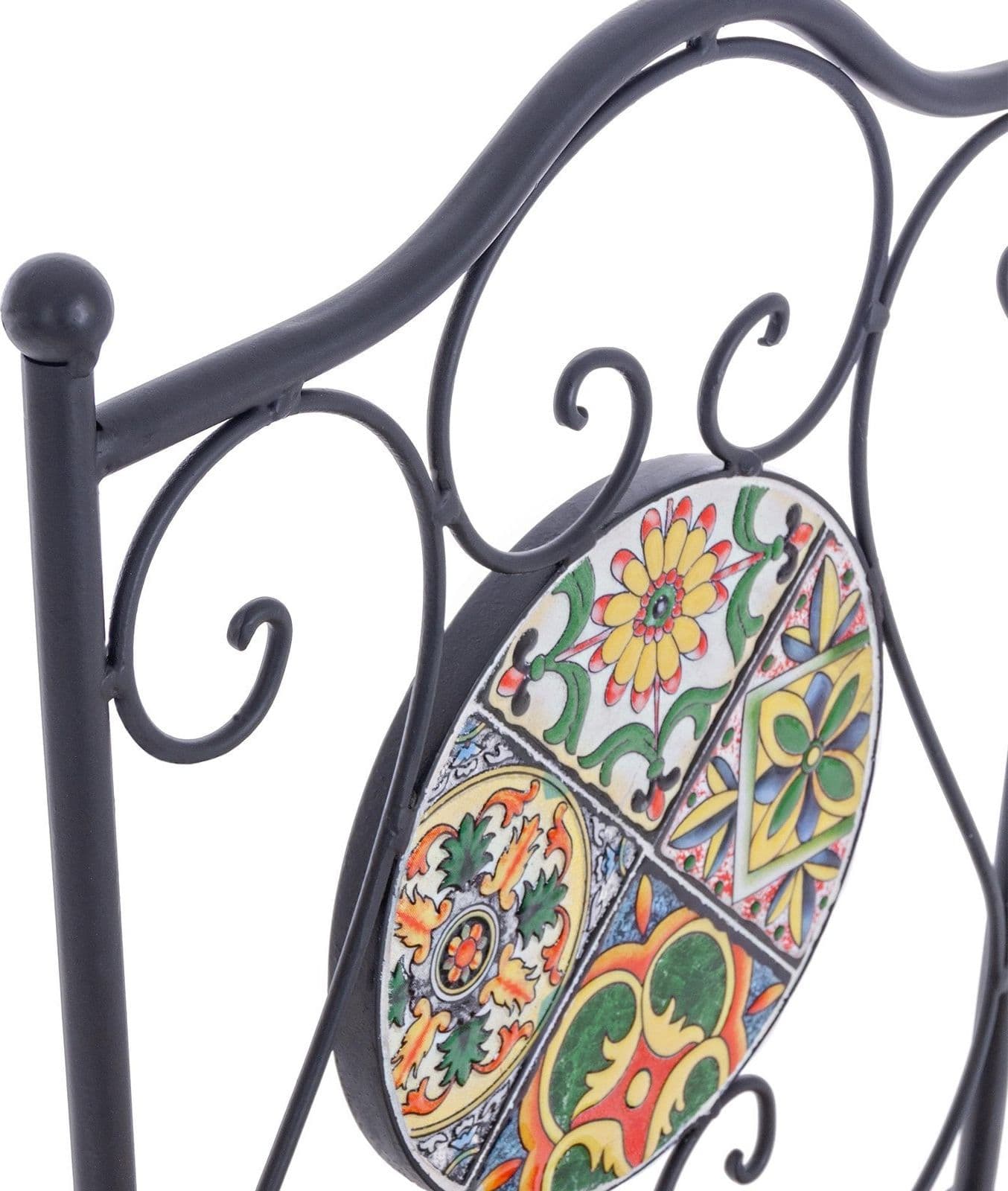 Sedie pieghevoli "Naxos" in acciaio verniciato per giardino e veranda in Sedie per tavolo da giardino Decor Space - Altamura, commercioVirtuoso.it