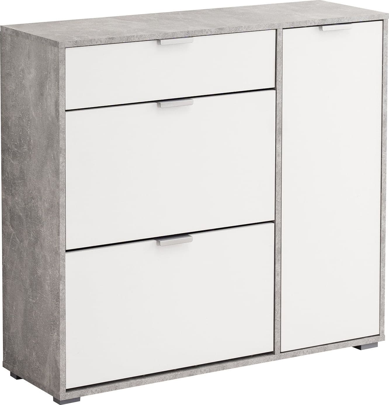 Scarpiera multiuso con 3 cassetti ed 1 anta "Ada" per interno armadio basso h 94,5 cm in Scarpiere Decor Space - Altamura, commercioVirtuoso.it