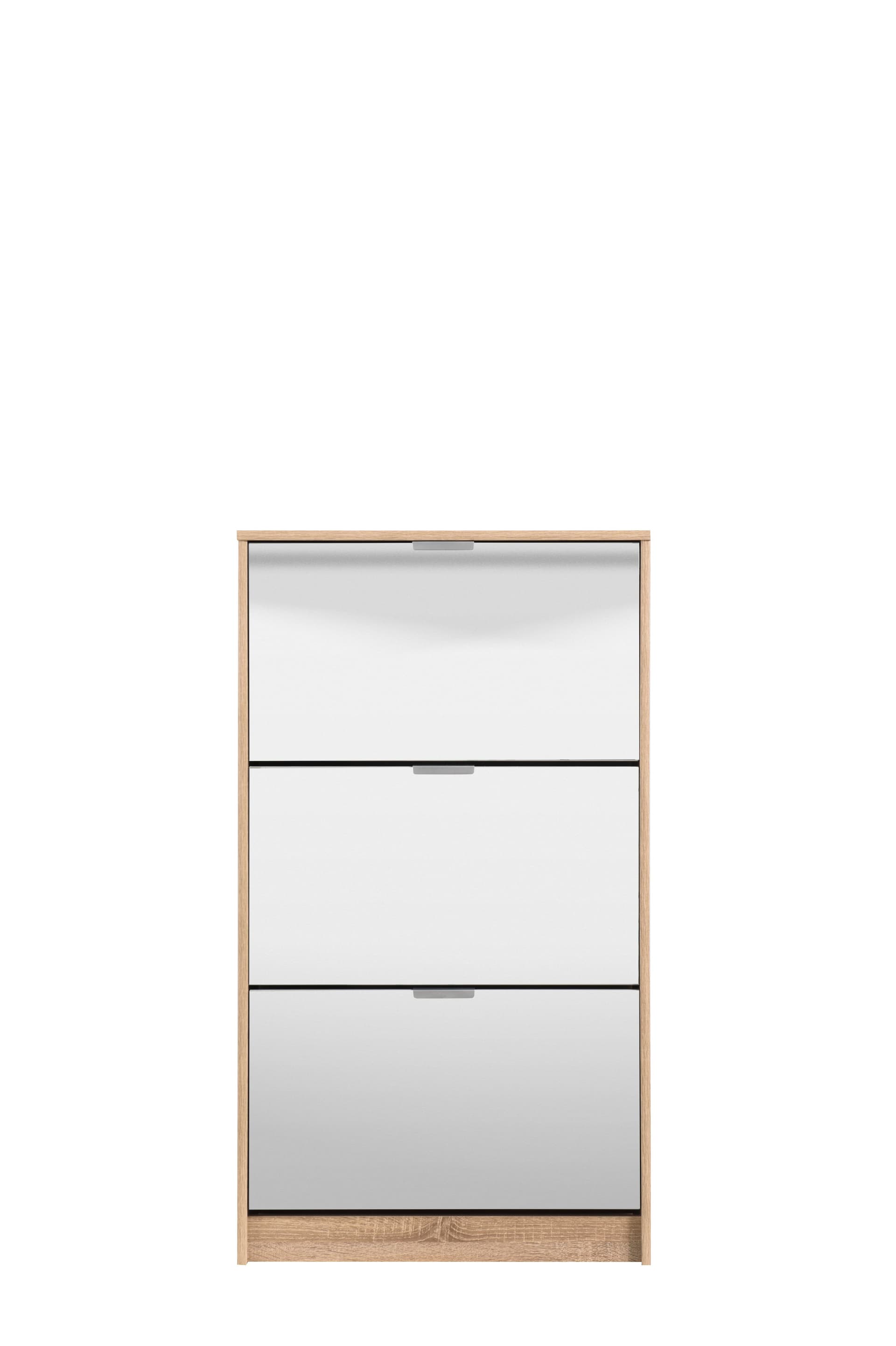 Scarpiera doppia profondità "Iceland" in legno con specchio, soluzione porta scarpe salva-spazio per la casa in Scarpiere Decor Space - Altamura, commercioVirtuoso.it
