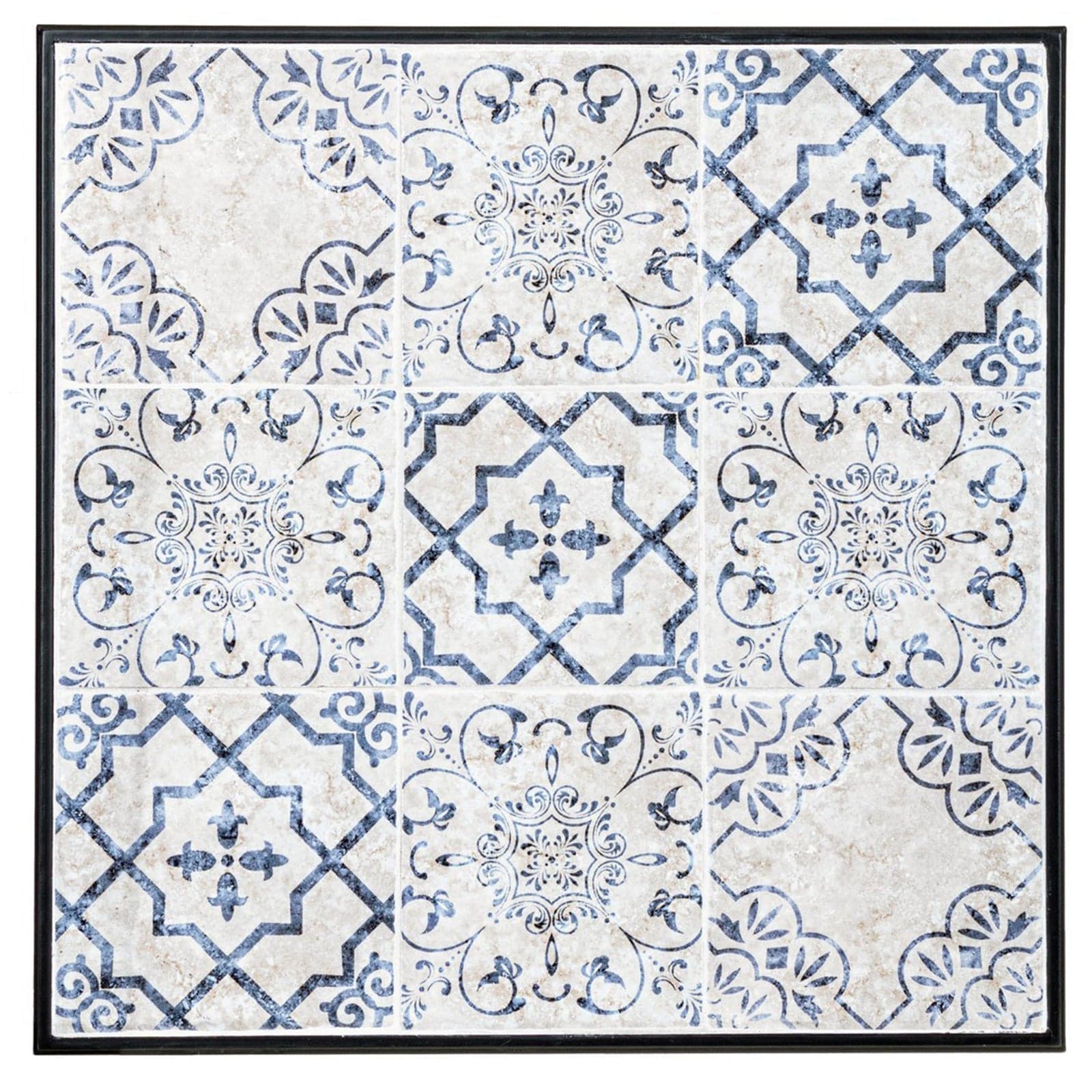 Tavolino quadrato "Erice" e sedie pieghevoli in acciaio per esterno da bar e giardino in Tavoli standard Decor Space - Altamura, commercioVirtuoso.it