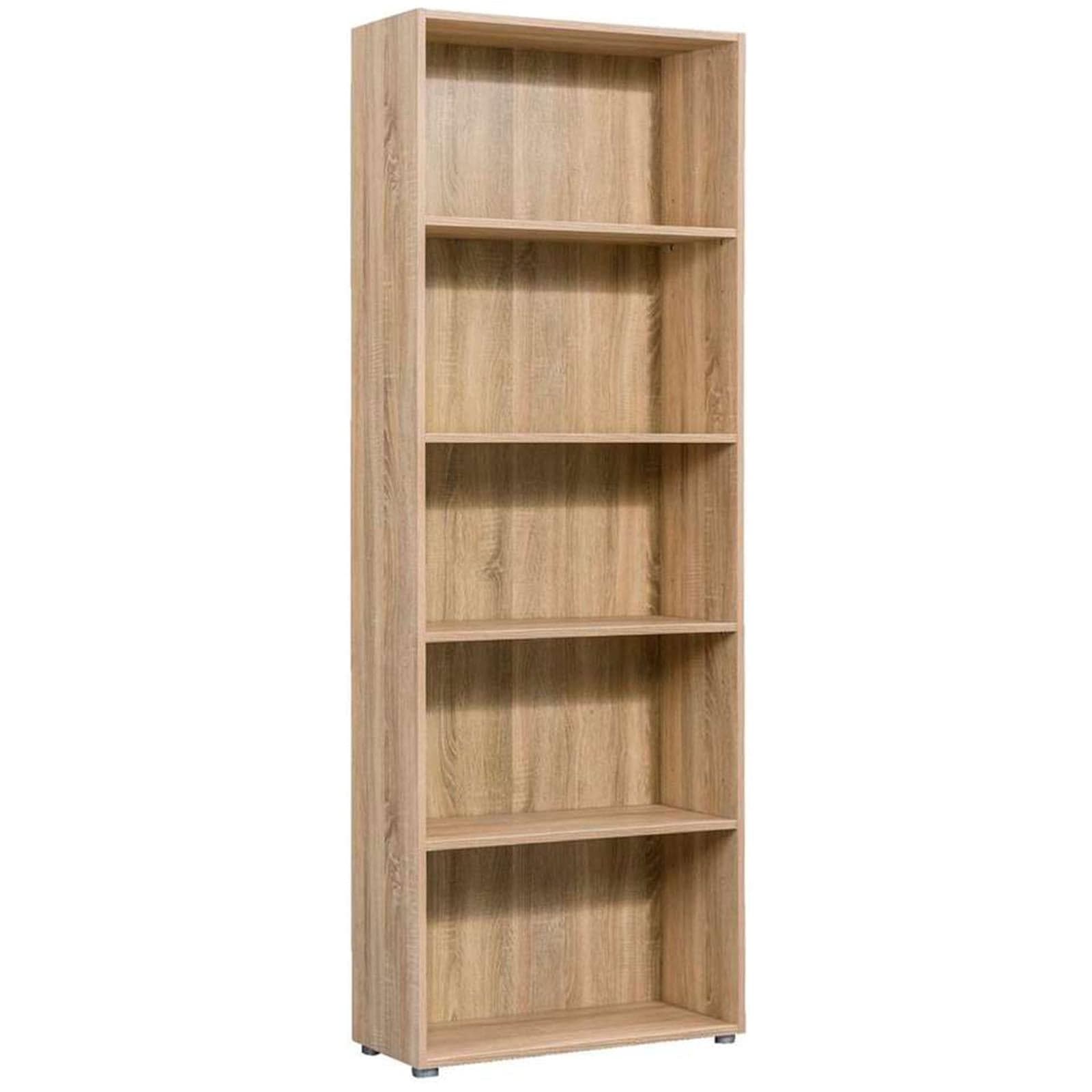 Libreria Alta in legno da ufficio e cameretta arredamento interno h 197 cm "Made in Italy" Casa e cucina/Arredamento/Studio/Mobiletti e credenze/Librerie Decor Space - Altamura, Commerciovirtuoso.it