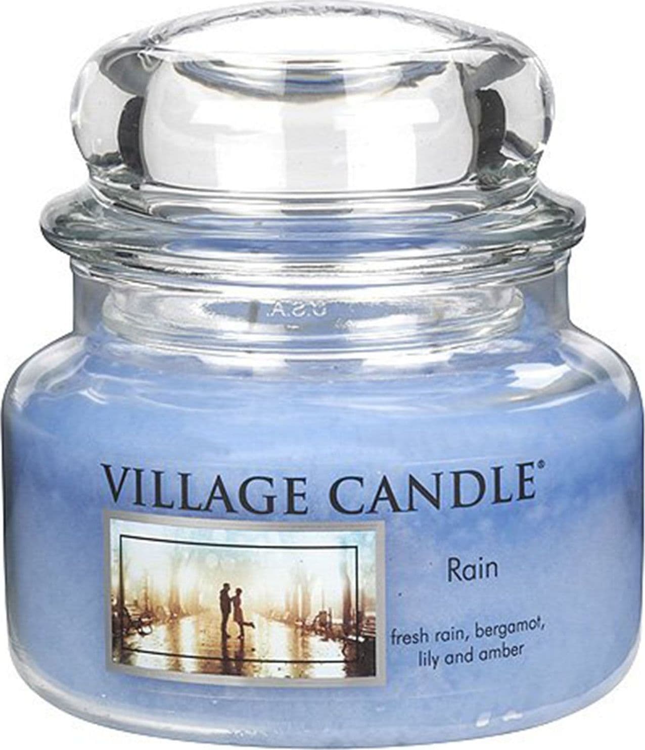 Candele profumate "Village Candle" profumatore per ambienti, Giara in vetro da 11 once – RAIN – classico