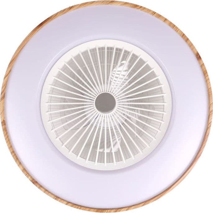 Ventilatore d'arredo a soffitto "Atollo" 6 velocità, da Ø 60 cm con luci e telecomando in Ventilatori da soffitto Decor Space - Altamura, commercioVirtuoso.it