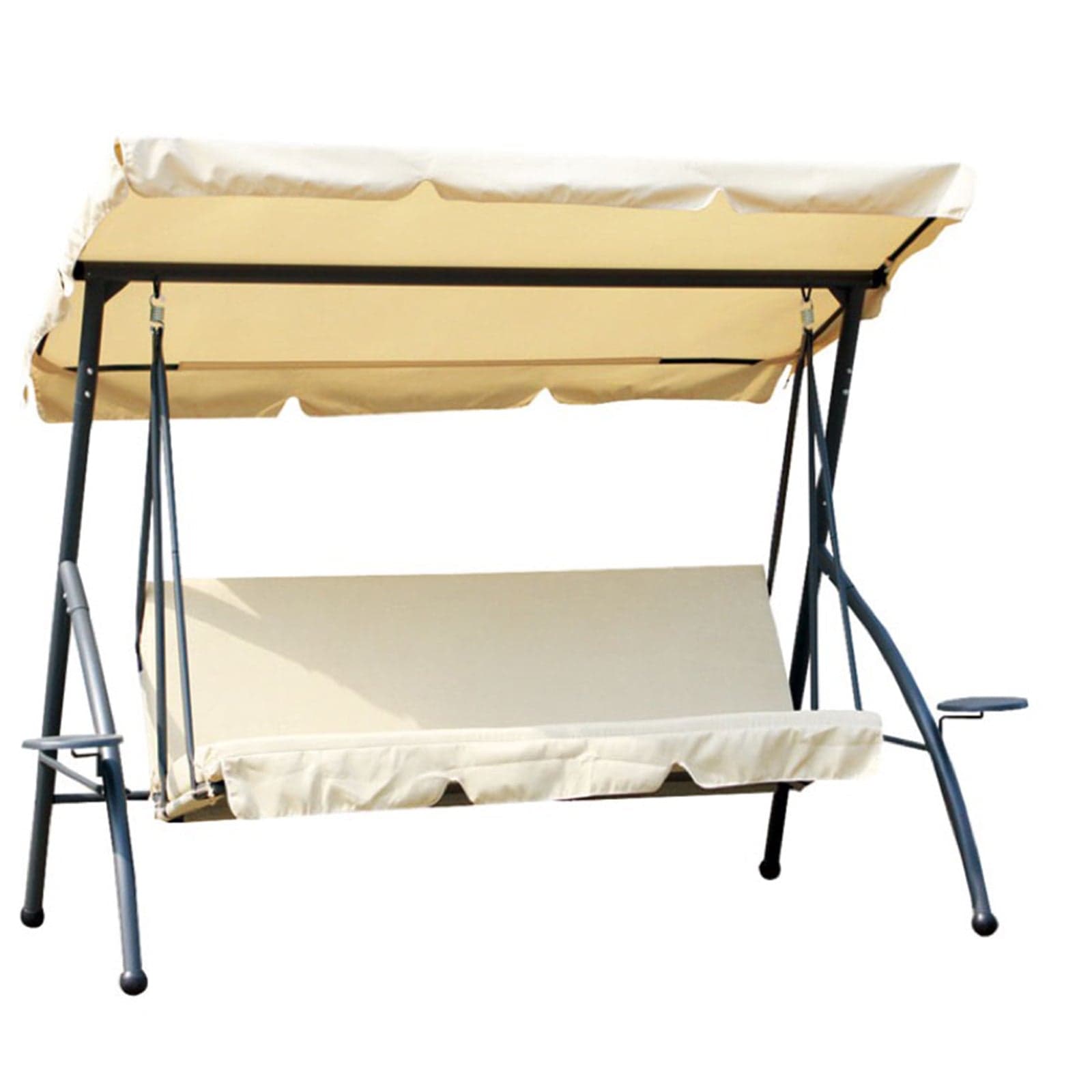 Dondolo 3 posti altalena da giardino e veranda reclinabile a letto "Hola" in Dondoli coperti Decor Space - Altamura, commercioVirtuoso.it