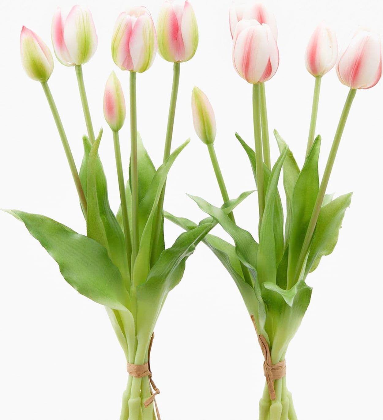 Fiore artificiale "tulipano" effetto realistico con stelo e foglie verdi in Fiori artificiali Decor Space - Altamura, commercioVirtuoso.it