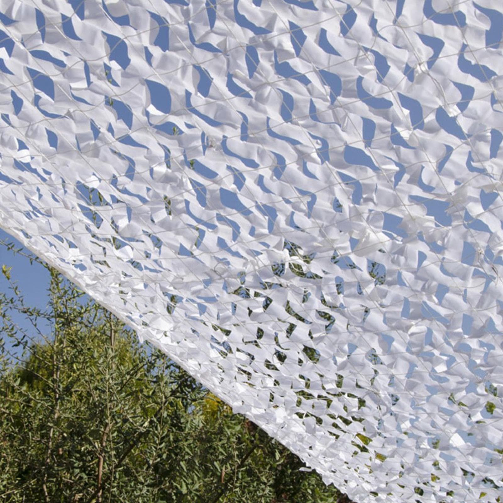 Tela ombreggiante traforata a vela 3 x 4 mt bianco per arredamento da esterno in Vele parasole Decor Space - Altamura, commercioVirtuoso.it