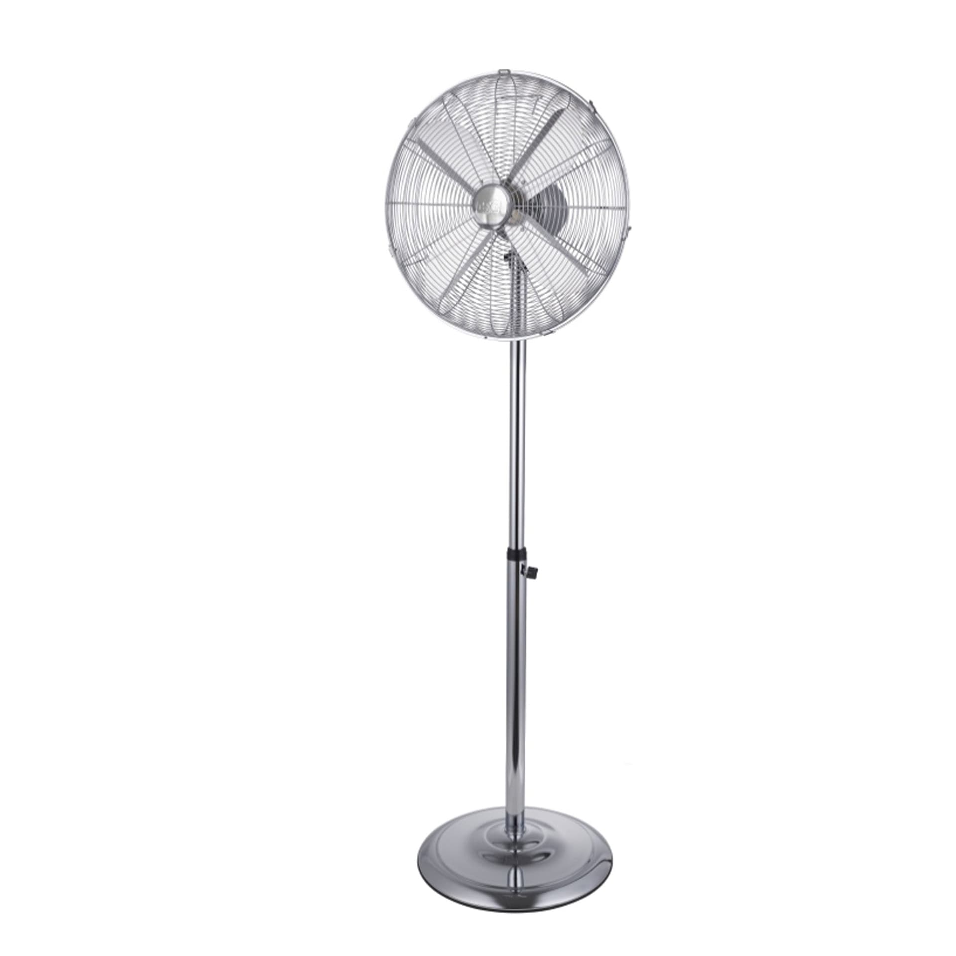 Ventilatore a piantana "Cromo" 3 velocità, pala da Ø 45 cm altezza regolabile h 170 cm in Ventilatori a piantana Decor Space - Altamura, commercioVirtuoso.it