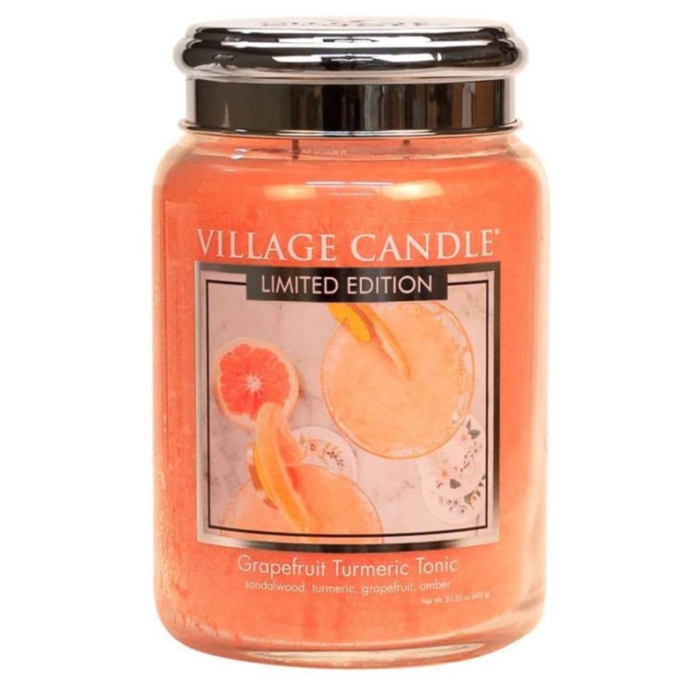 Candele profumate "Village Candle" profumatore per ambienti, Giara in vetro 730 gr, 26 once - 59