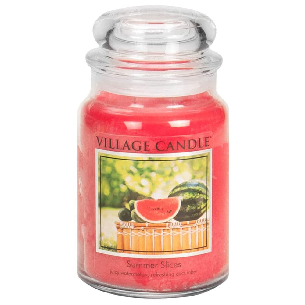 Candele profumate "Village Candle" profumatore per ambienti, Giara in vetro 730 gr, 26 once - 55