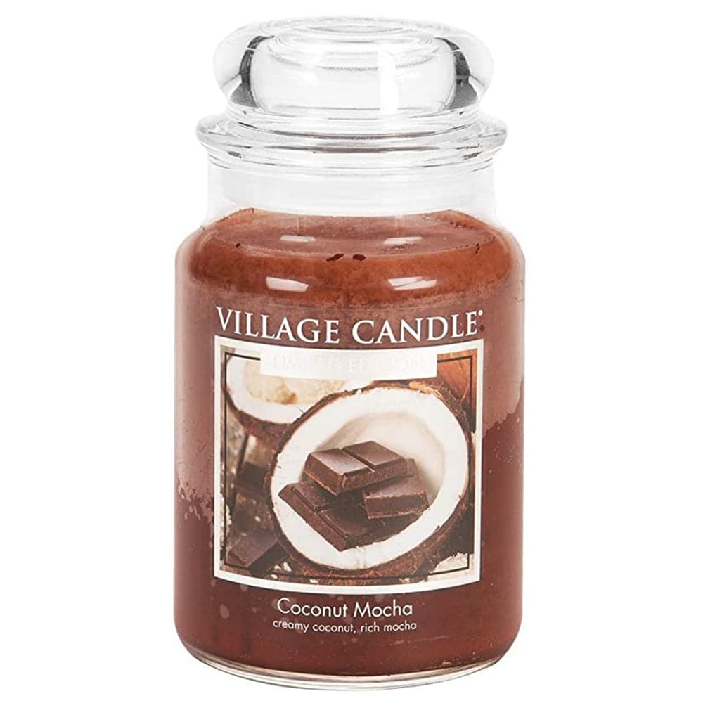 Candele profumate "Village Candle" profumatore per ambienti, Giara in vetro 730 gr, 26 once - 45