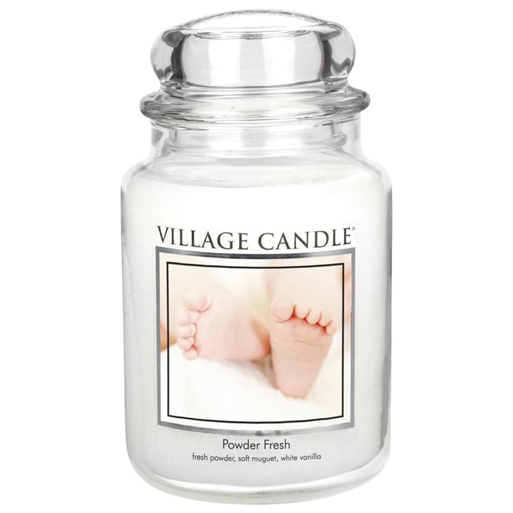 Candele profumate "Village Candle" profumatore per ambienti, Giara in vetro 730 gr, 26 once - 57