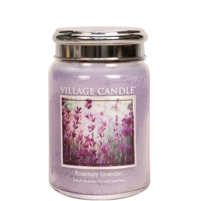 Candele profumate "Village Candle" profumatore per ambienti, Giara in vetro 730 gr, 26 once in Diffusori di oli essenziali Decor Space - Altamura, commercioVirtuoso.it