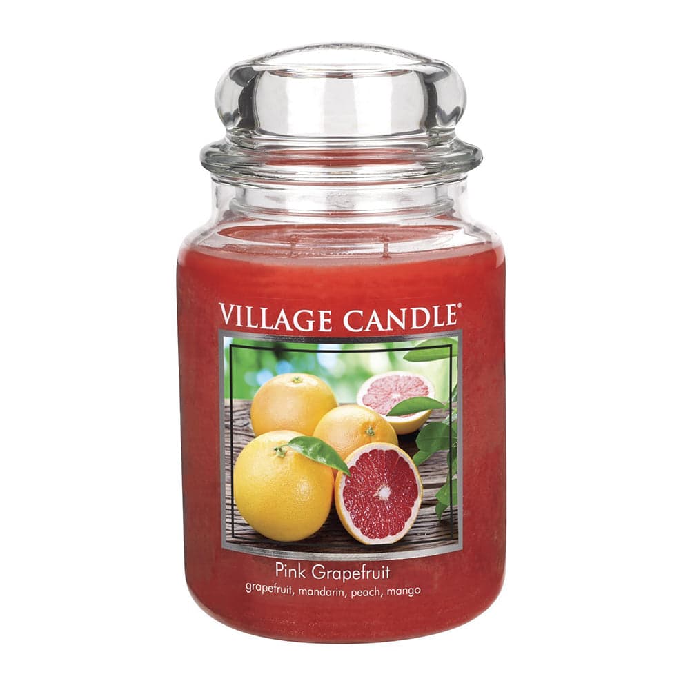 Candele profumate "Village Candle" profumatore per ambienti, Giara in vetro 730 gr, 26 once in Diffusori di oli essenziali Decor Space - Altamura, commercioVirtuoso.it