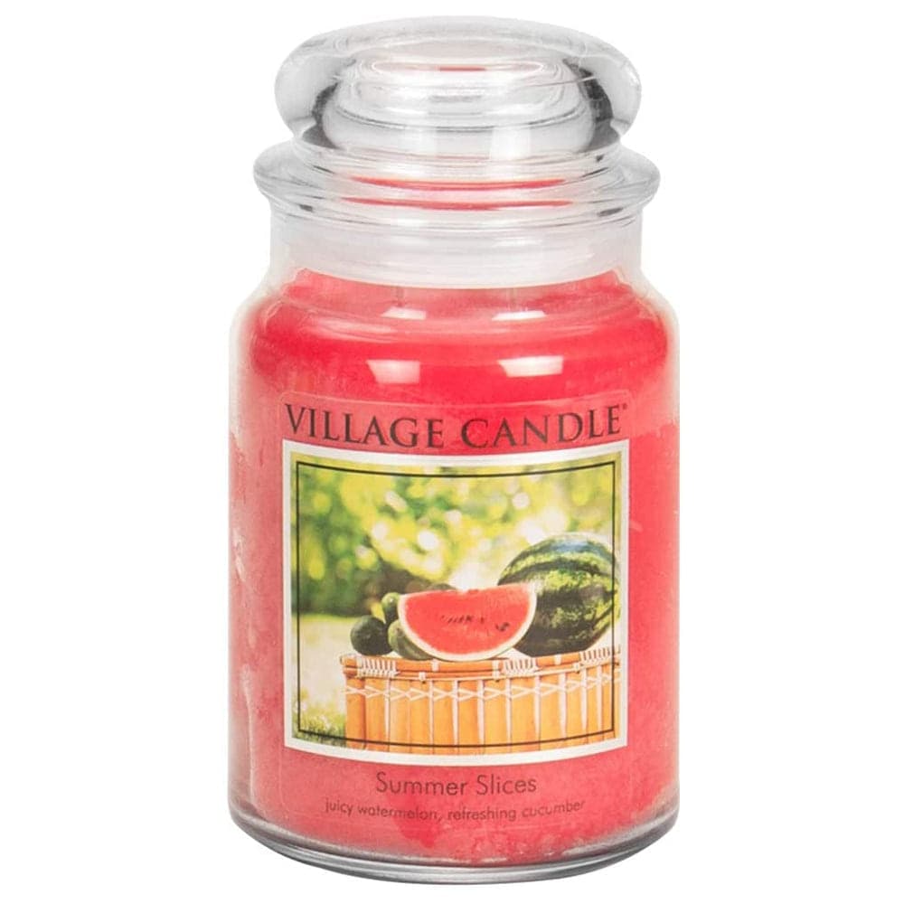 Candele profumate "Village Candle" profumatore per ambienti, Giara in vetro 730 gr, 26 once - 35