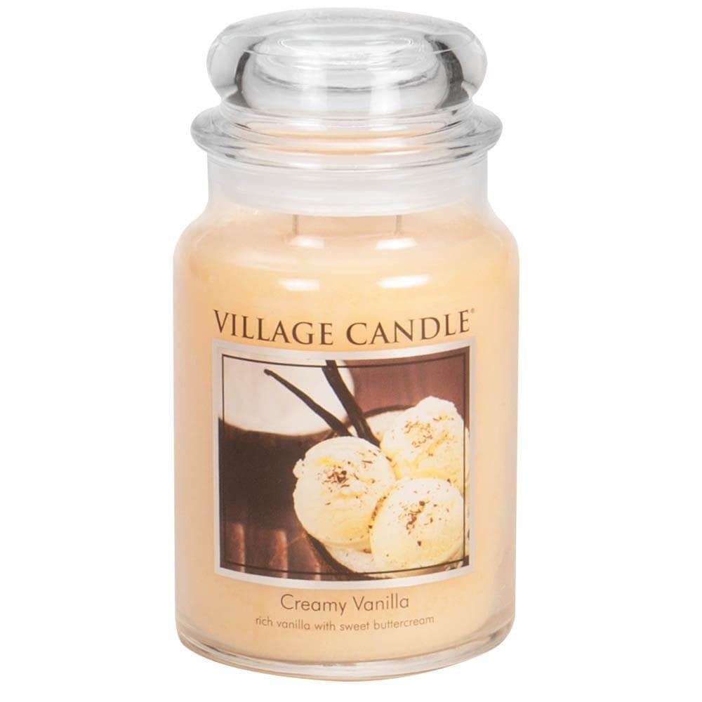 Candele profumate "Village Candle" profumatore per ambienti, Giara in vetro 730 gr, 26 once in Diffusori di oli essenziali Decor Space - Altamura, commercioVirtuoso.it