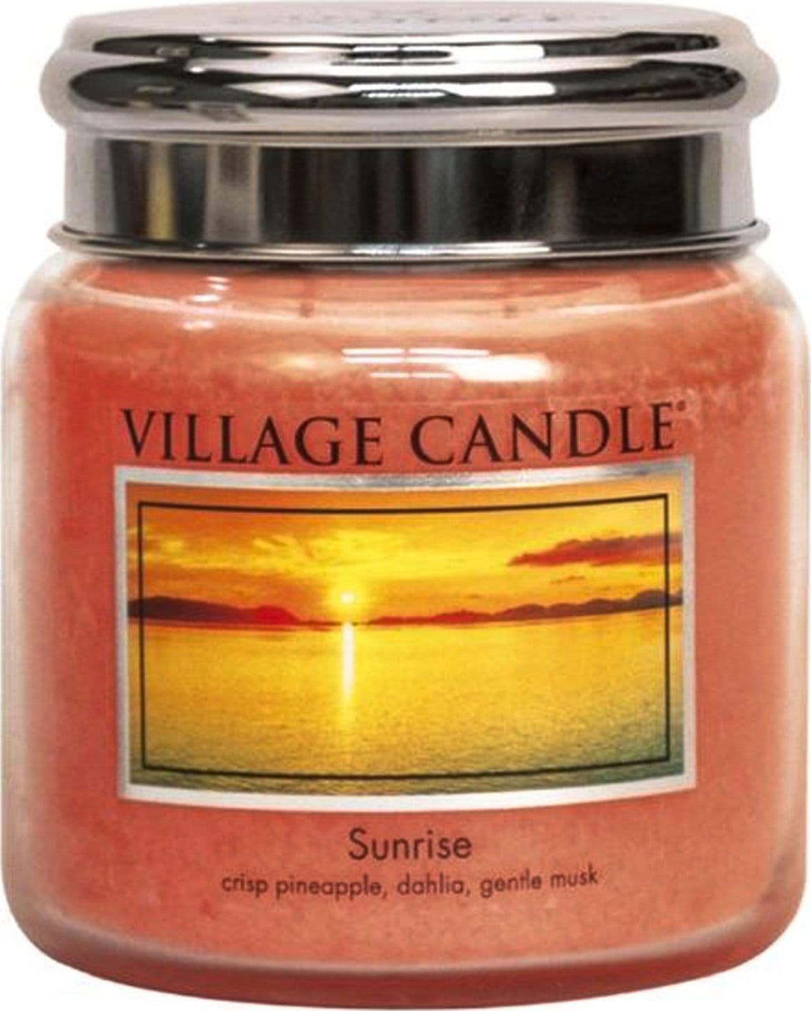 Candele profumate "Village Candle" profumatore per ambienti 16 once, Giara in vetro 450 gr – SUNRISE – classico