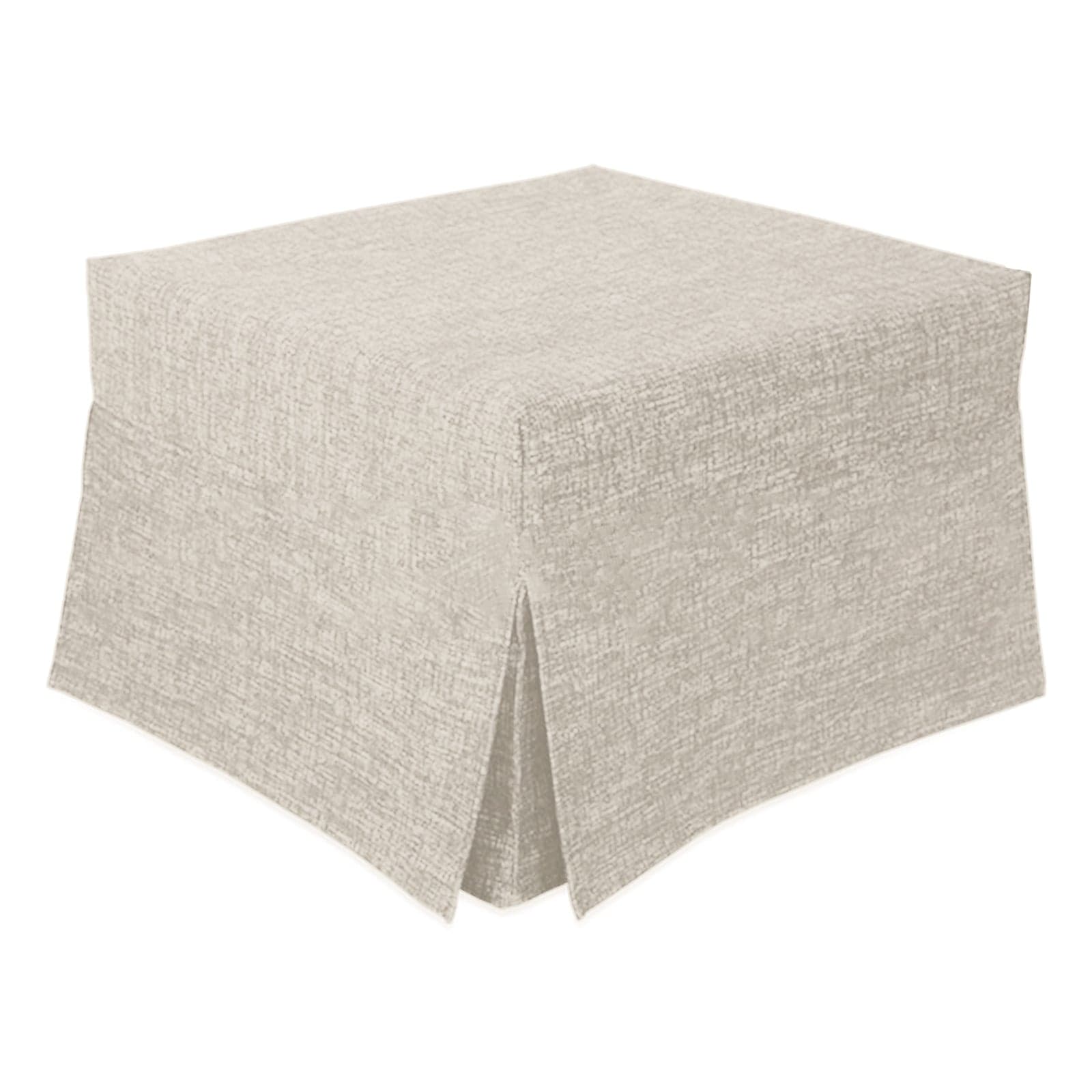 Pouf letto trasformabile "Mercurio" pieghevole con materasso "Made in Italy" - 16