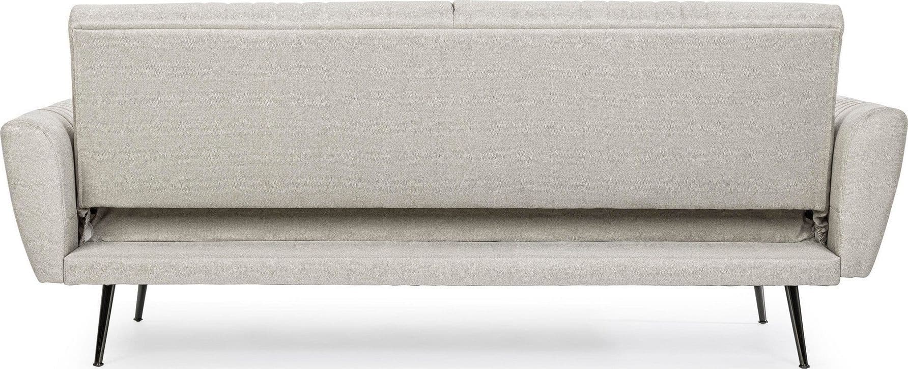 Divano letto in velluto verde 3 posti "Johnny " con piedi e struttura ottone 210 cm in Divani Decor Space - Altamura, commercioVirtuoso.it